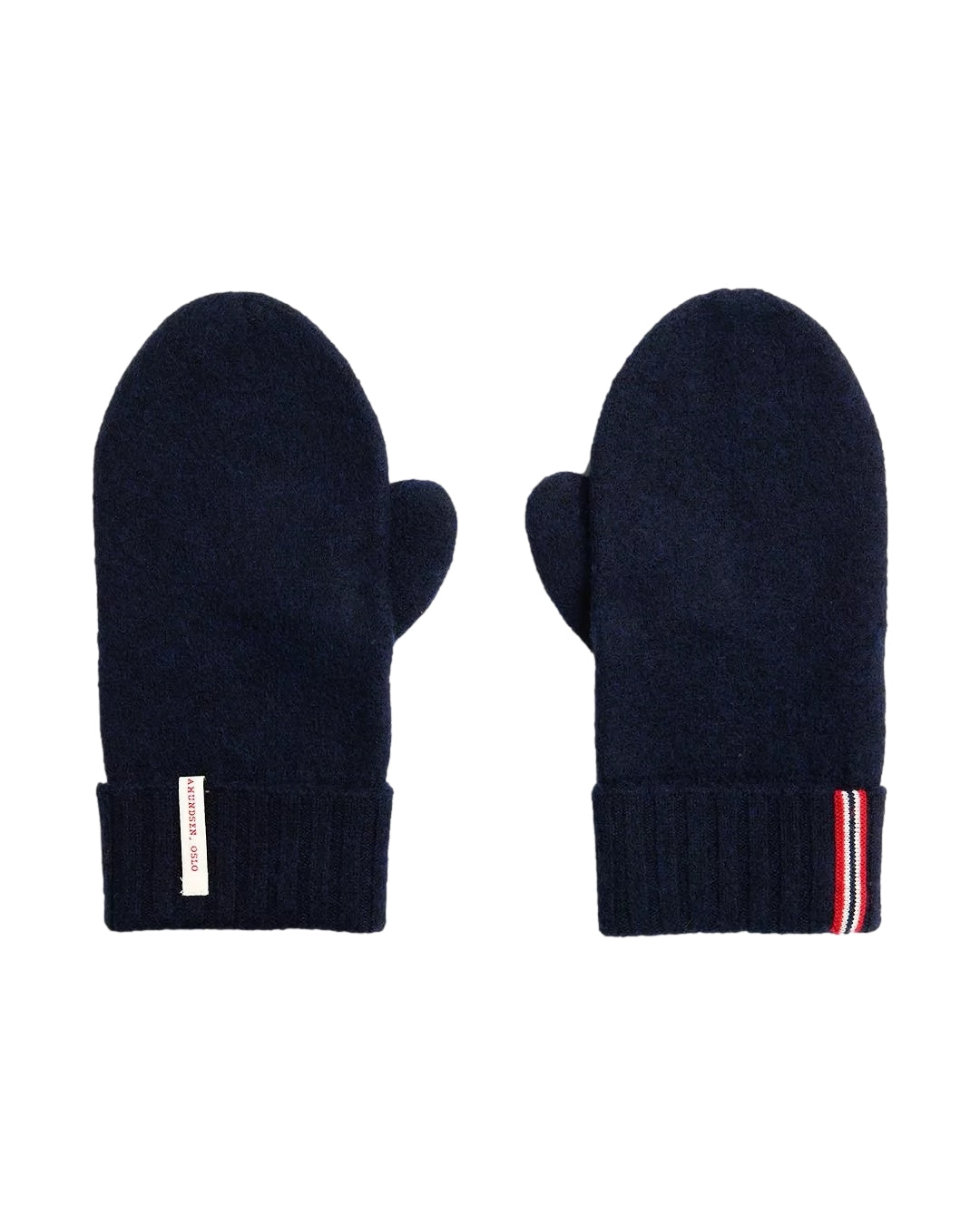 Amundsen Boiled Mittens Votter Navy - modostore.no