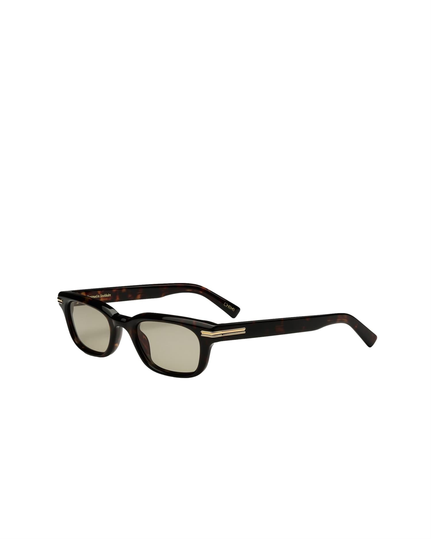 Chimi Eyewear Noct Deep Tortoise Solbriller Brun