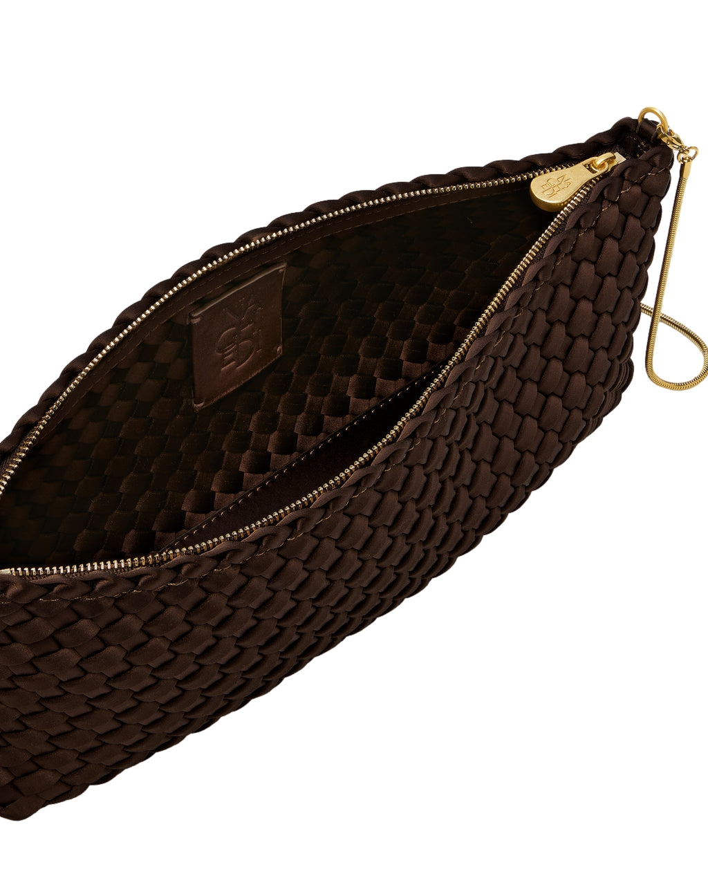 Naghedi Gala Clutch Satin Veske Mørkebrun