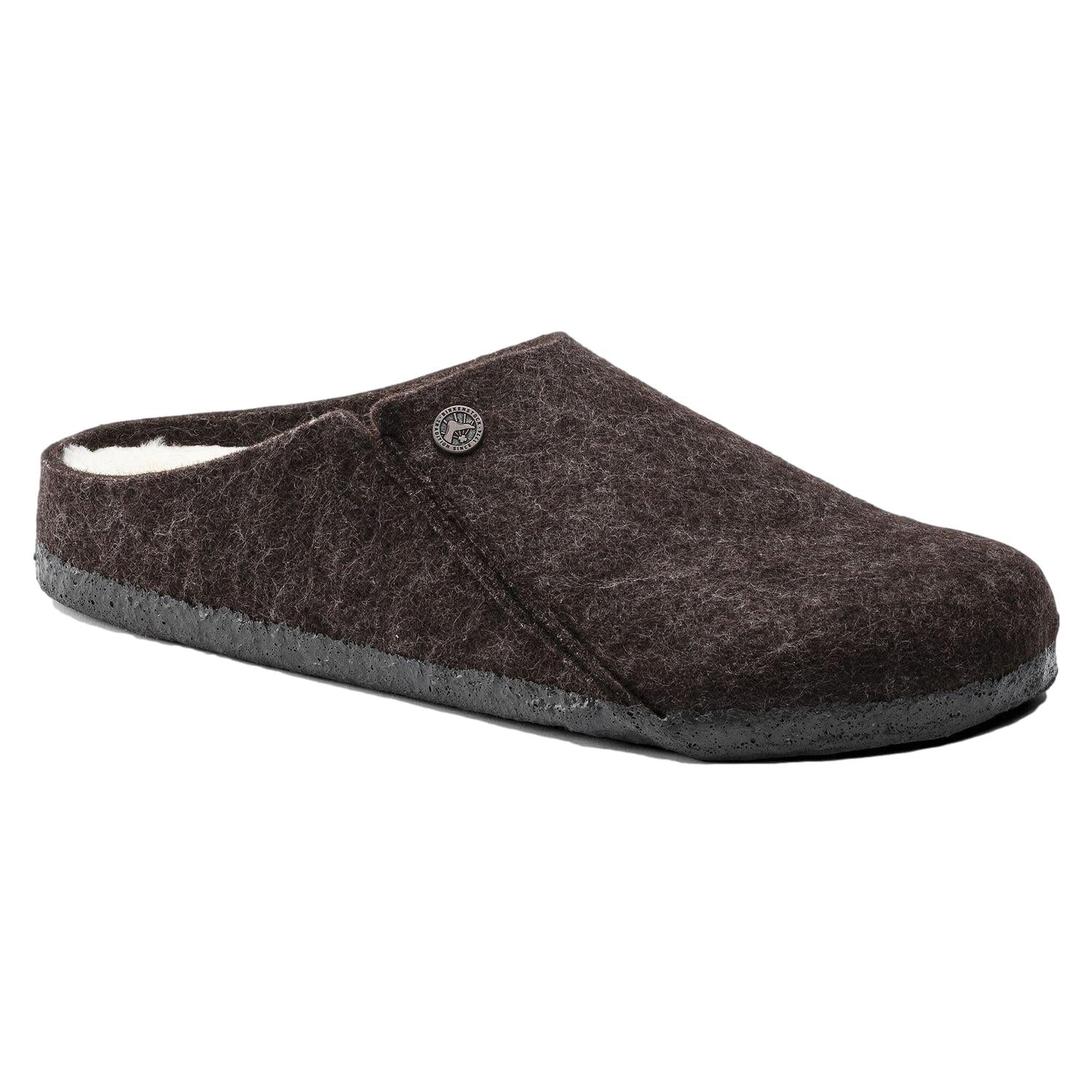 Birkenstock Zermatt Rivet Wool Felt Regular Sko Brun Melert