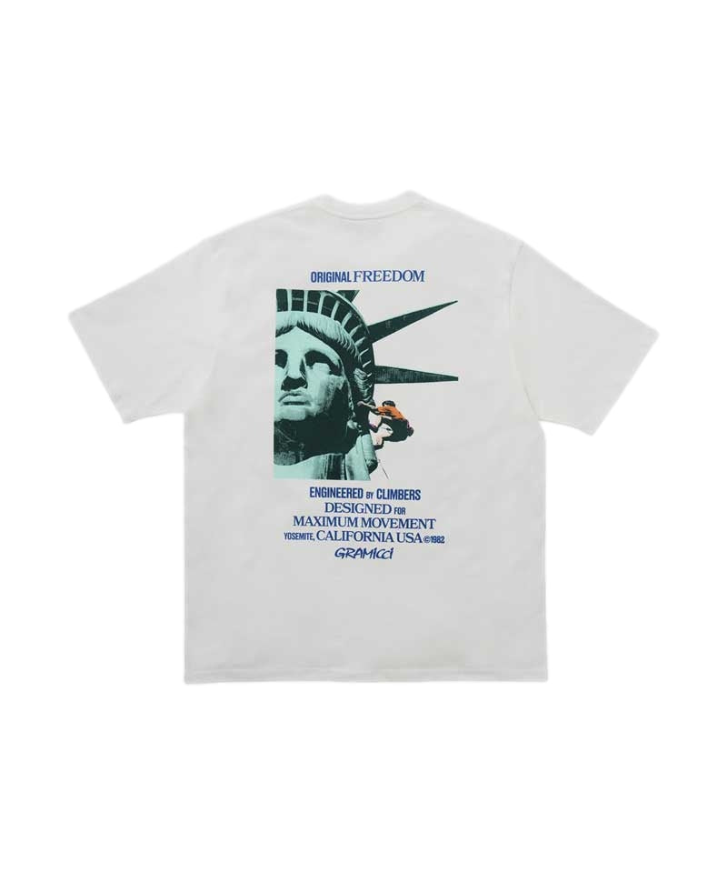 Gramicci Liberty Tee T-shirt Hvit - modostore.no