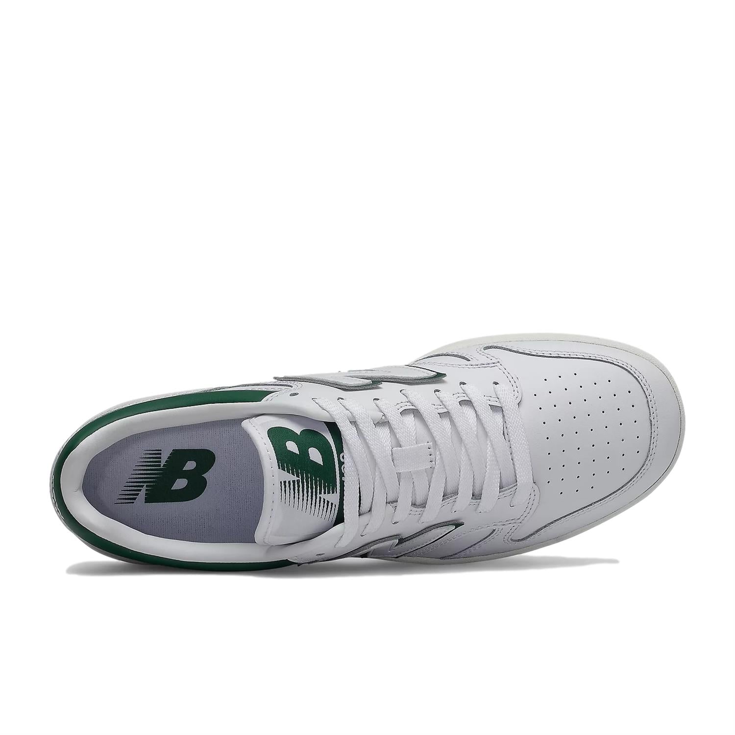 New Balance BB 480 LGT Sko Hvit Og Grønn - modostore.no