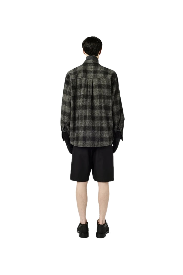 Our Legacy Above Shirt Skjorte Sort Og Beige - modostore.no