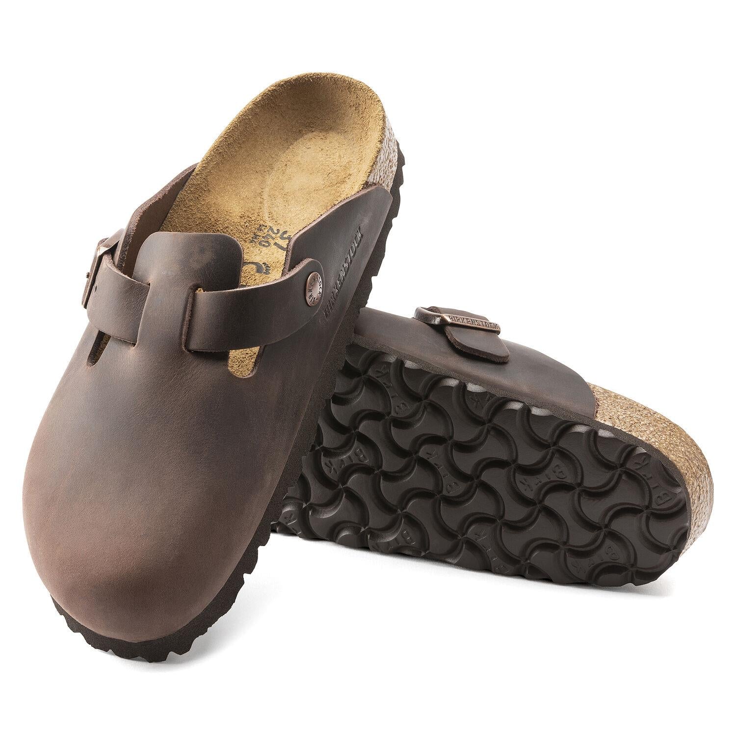 Birkenstock Boston Oiled Narrow Habana Sko Brun - modostore.no