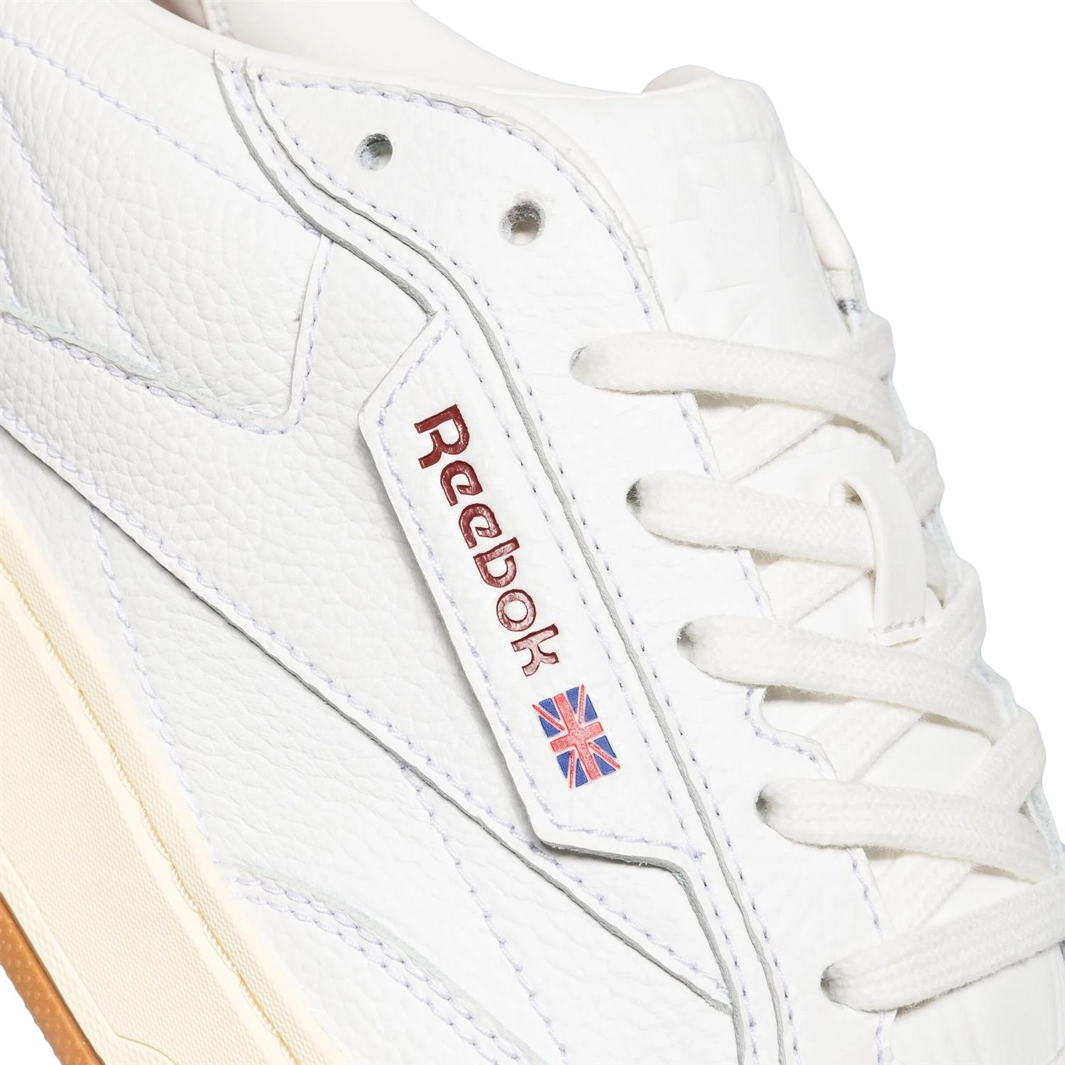 Reebok Club C LTD Sko Hvit Og Rød - modostore.no