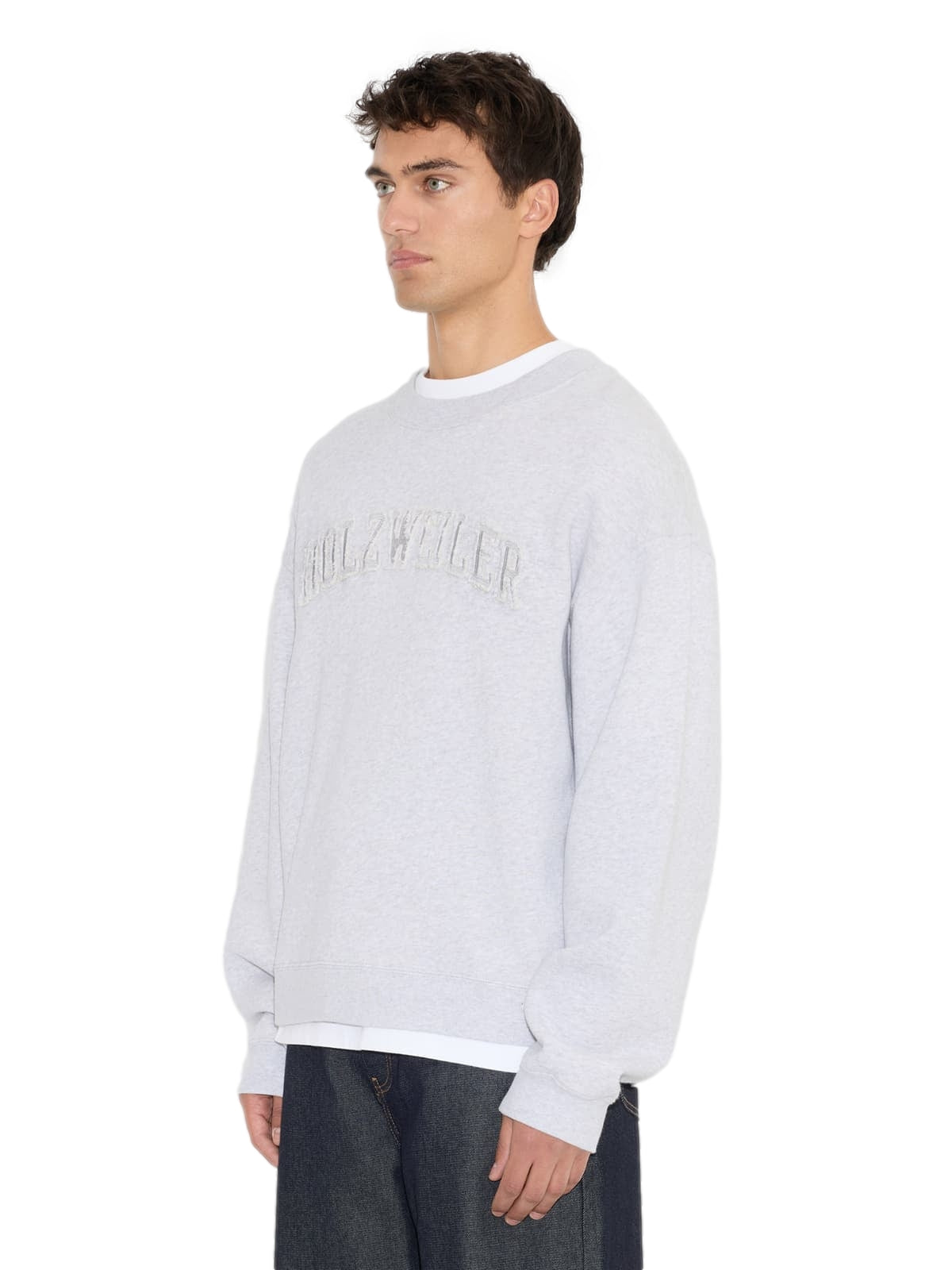 Holzweiler Anthony Crewneck sweater Genser Lys Grå Melert
