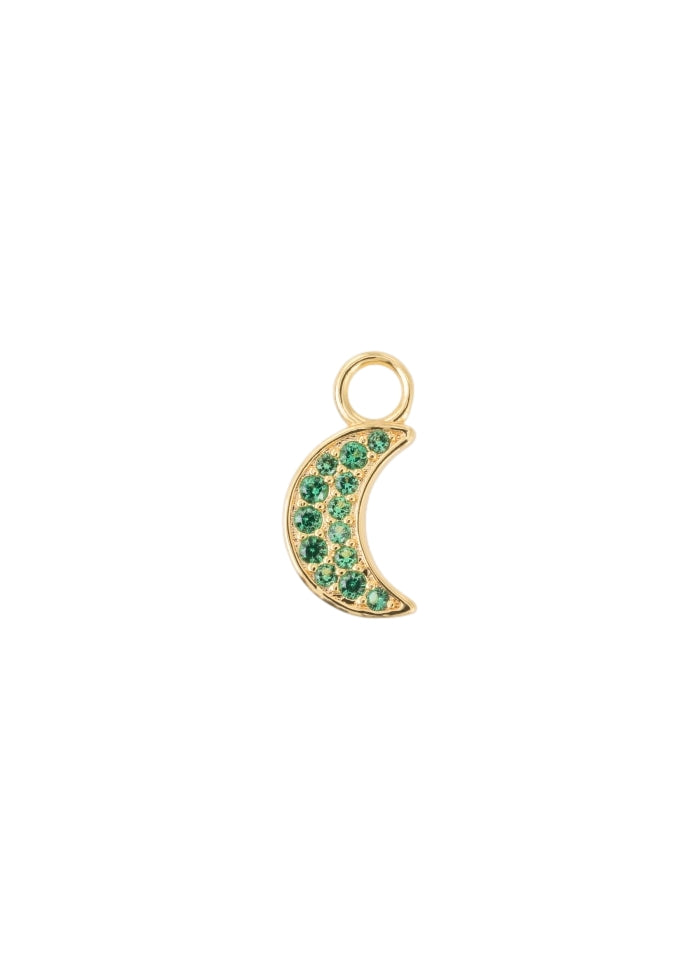 Emilia by Bon Dep Elise Charm Green moon Charm Gull - modostore.no