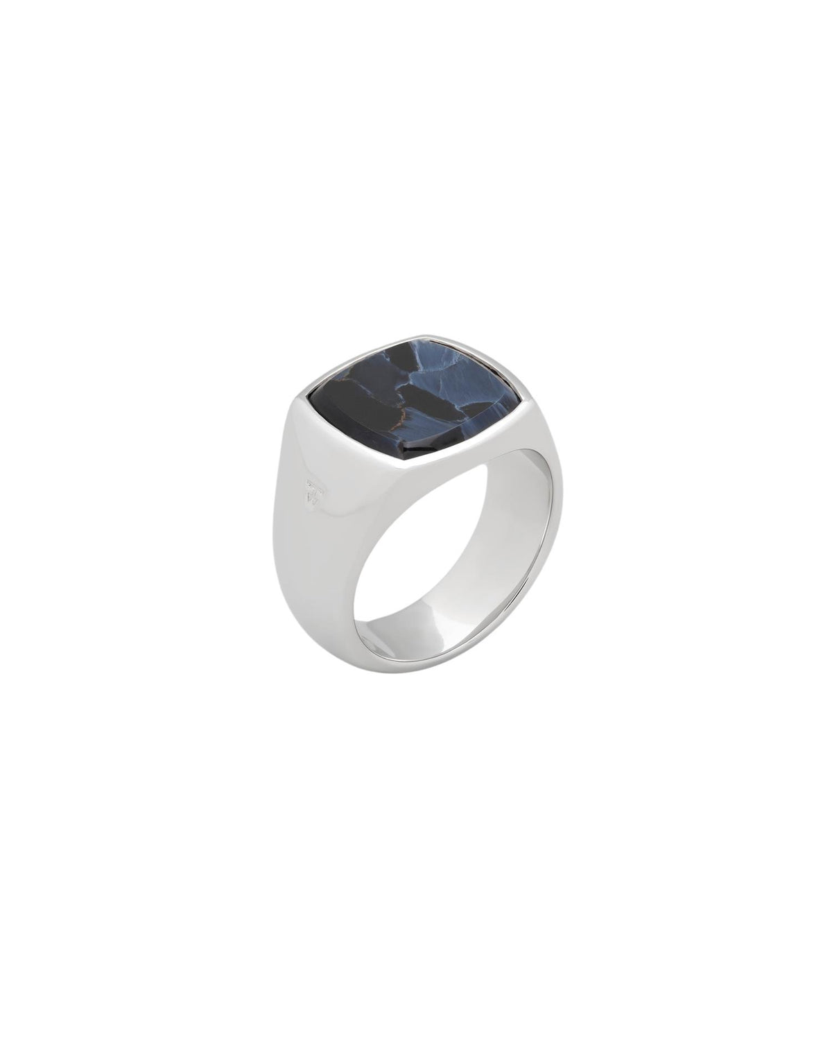 Tom Wood Cushion Ring Pietersite Ring Sølv / Blå