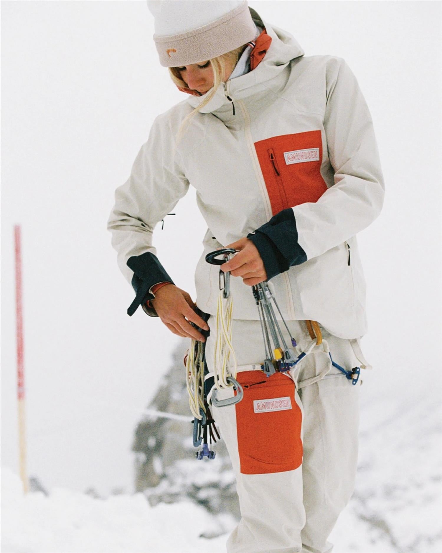 Amundsen Mountain Airy Shell Pants Womens Bukse Rød