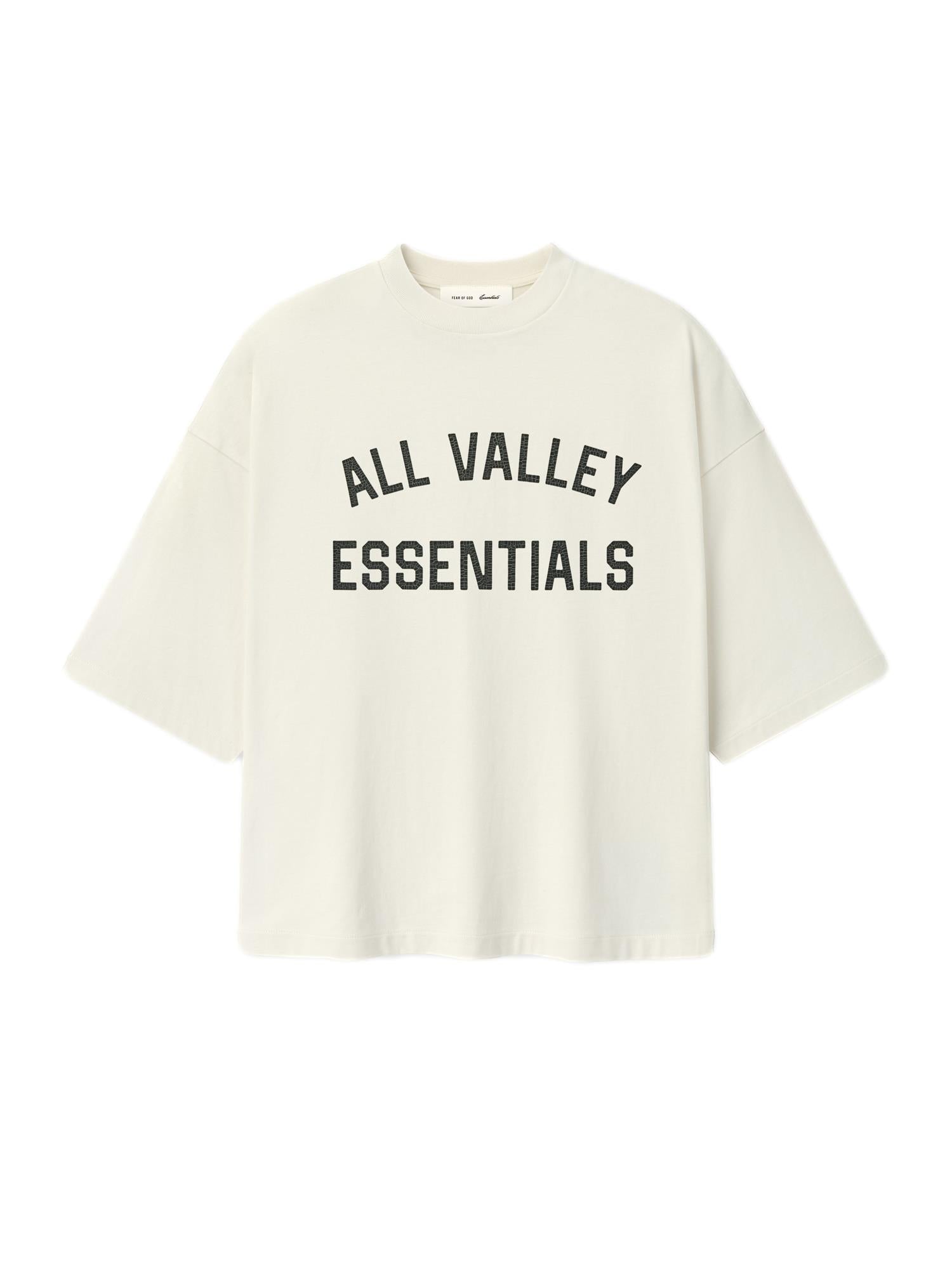 Fear of God Essentials Merch Tee T-shirt Hvit