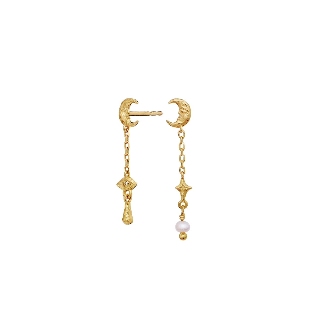 Maanesten Beatrice Earrings Øredobber Gull