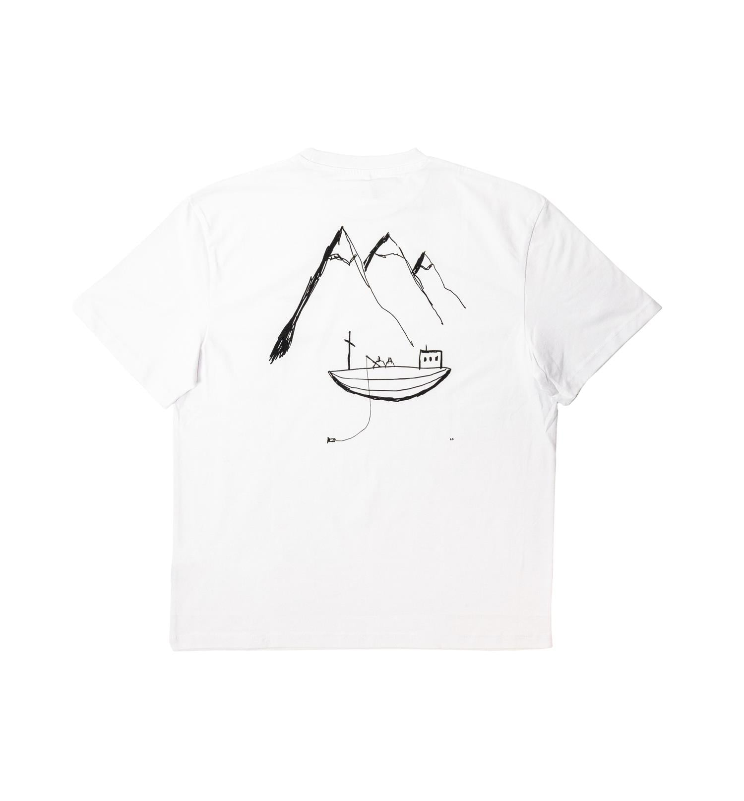 Garment Project Modo x Garment Project Tee T-shirt Hvit - modostore.no
