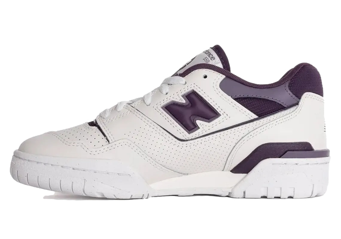 New Balance BBW 550 DG Sko Hvit Og Lilla - modostore.no