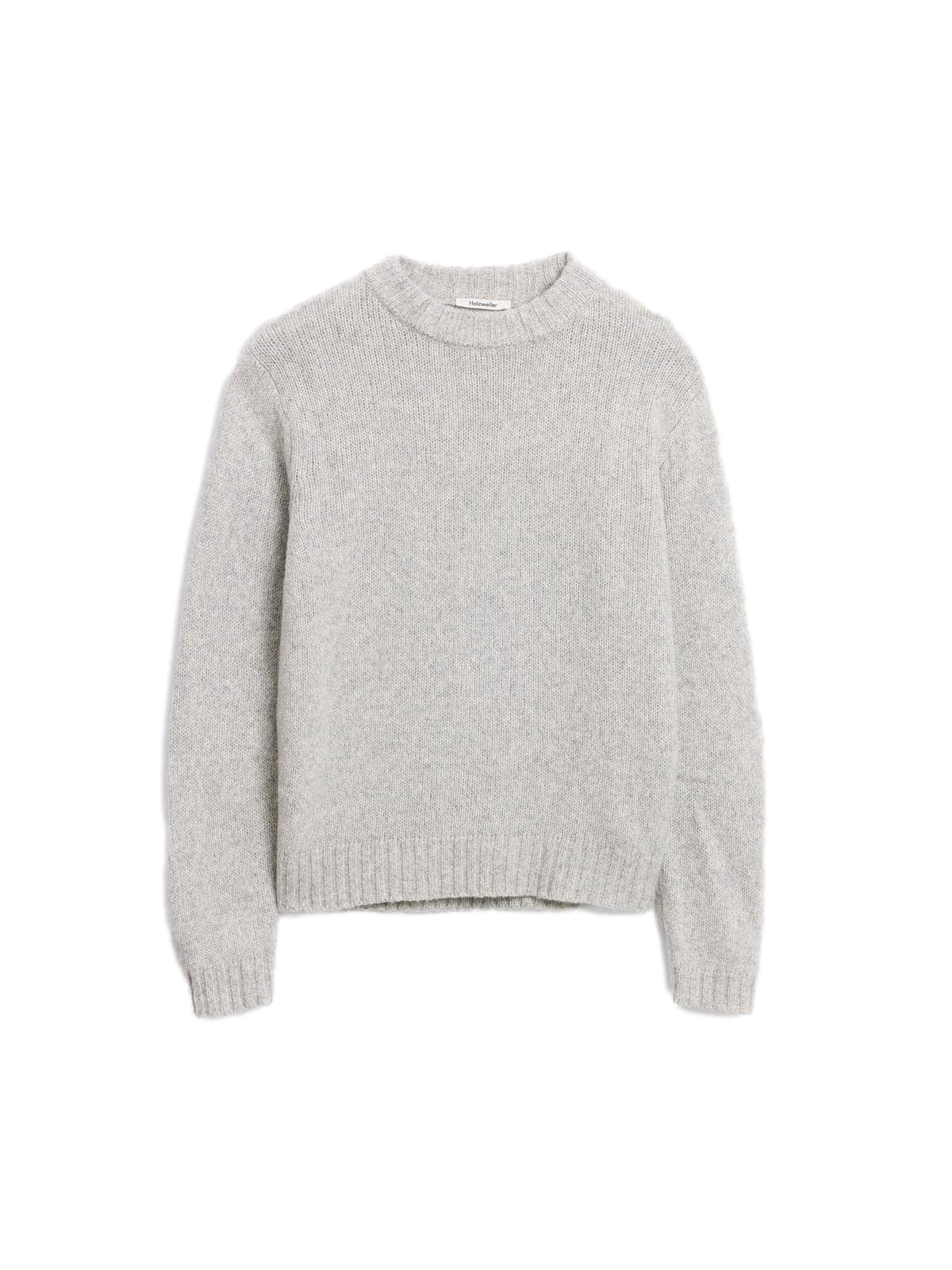Holzweiler Bent Crewneck Sweater Genser Lys Grå Melert