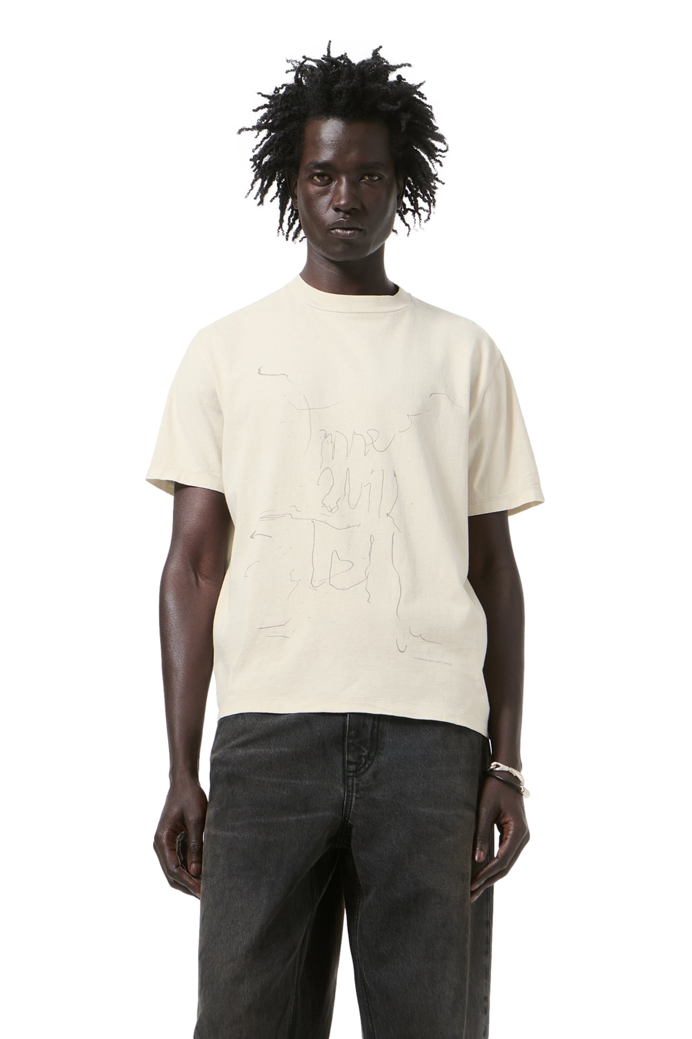 Our Legacy Box T-shirt T-shirt Beige