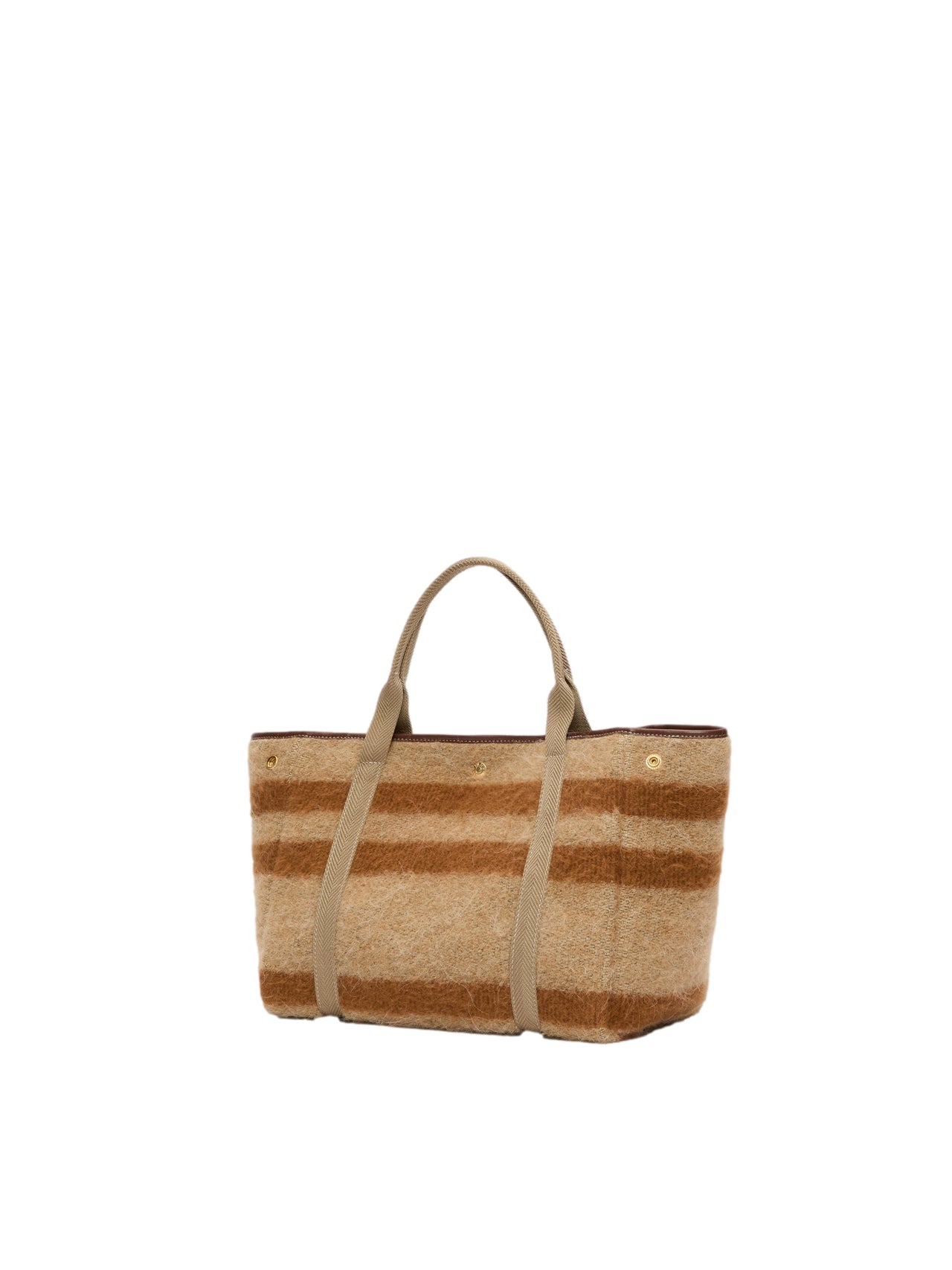 Rue de Verneuil Traversée M Mongolian Blanket 02 Veske Beige Mønster