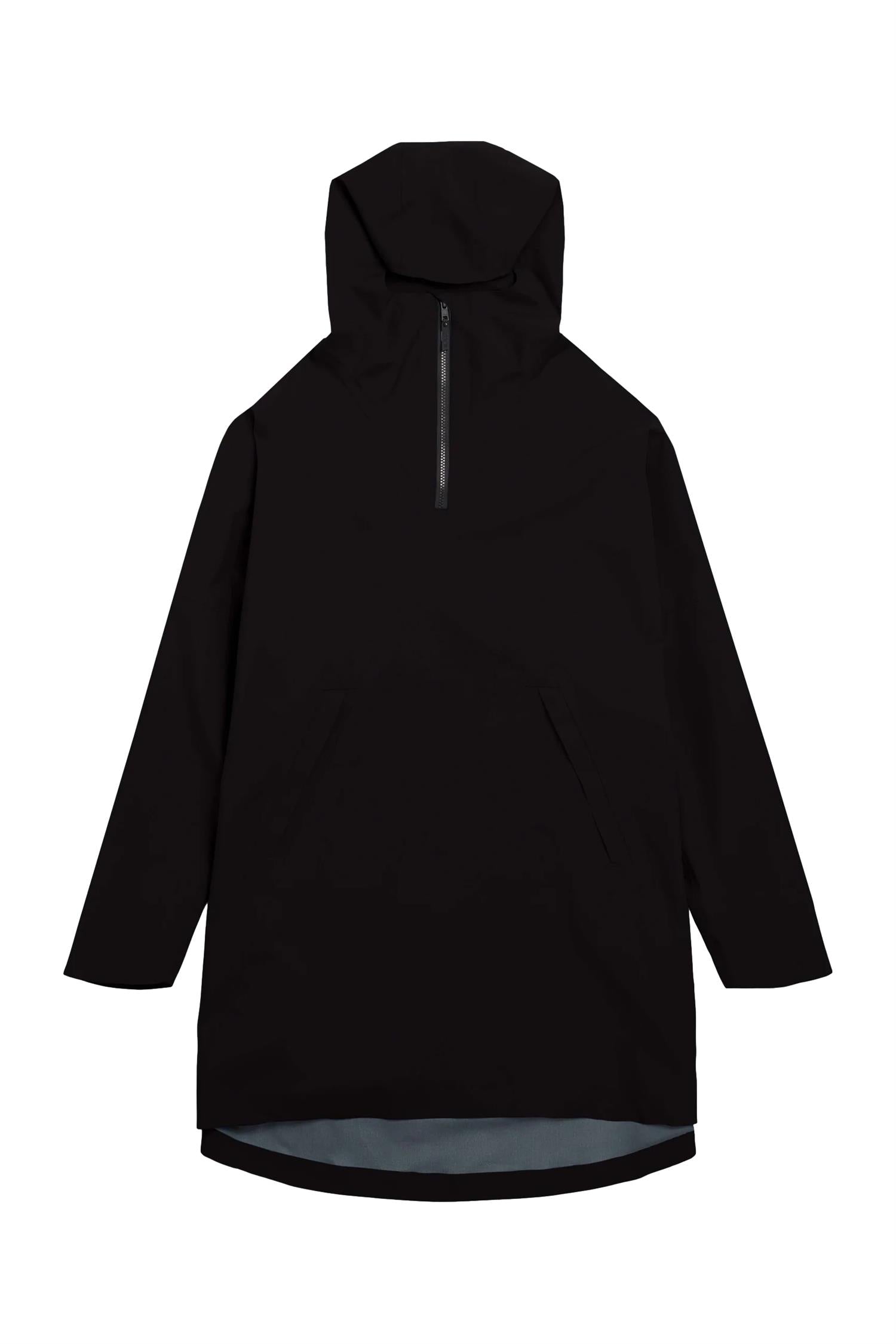 Blæst AALESUND PONCHO Black Jakke Sort - modostore.no