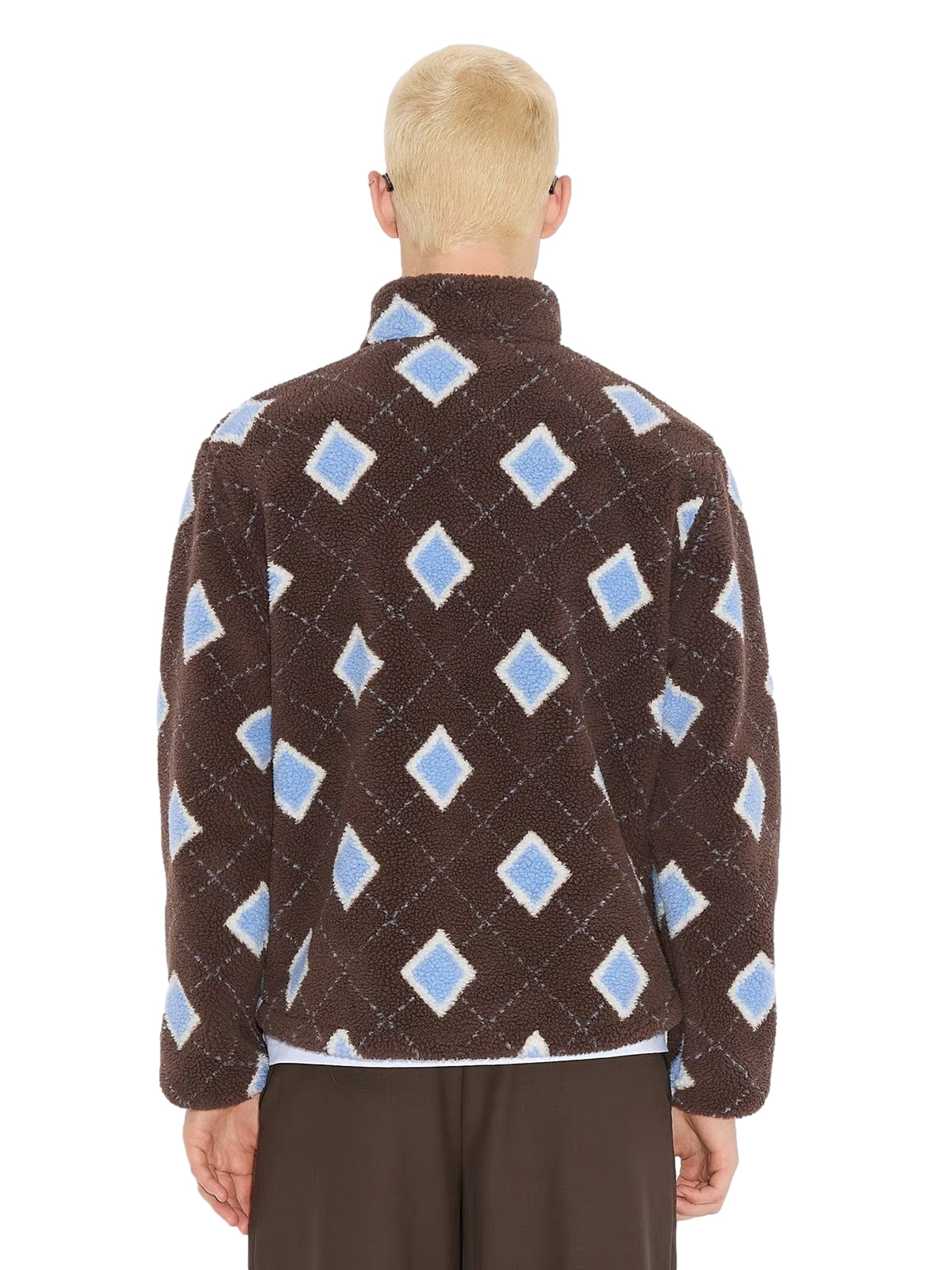 Holzweiler Fossekall Fleece Jacket Jakke Brun Mønster
