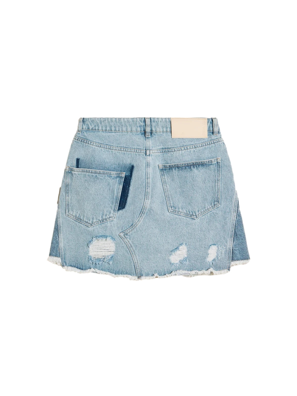 Holzweiler Louisa Short Denim Skirt Skjørt Denim - modostore.no