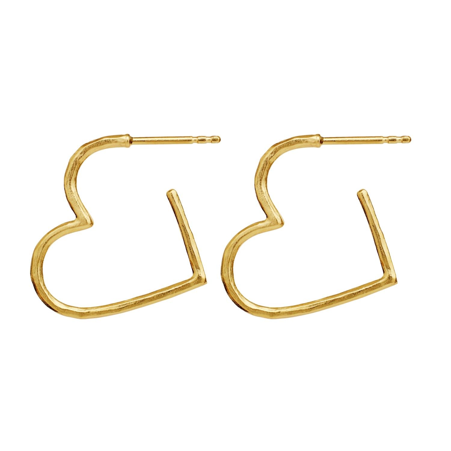 Maanesten Laia Midi Earrings Øredobber Gull - modostore.no