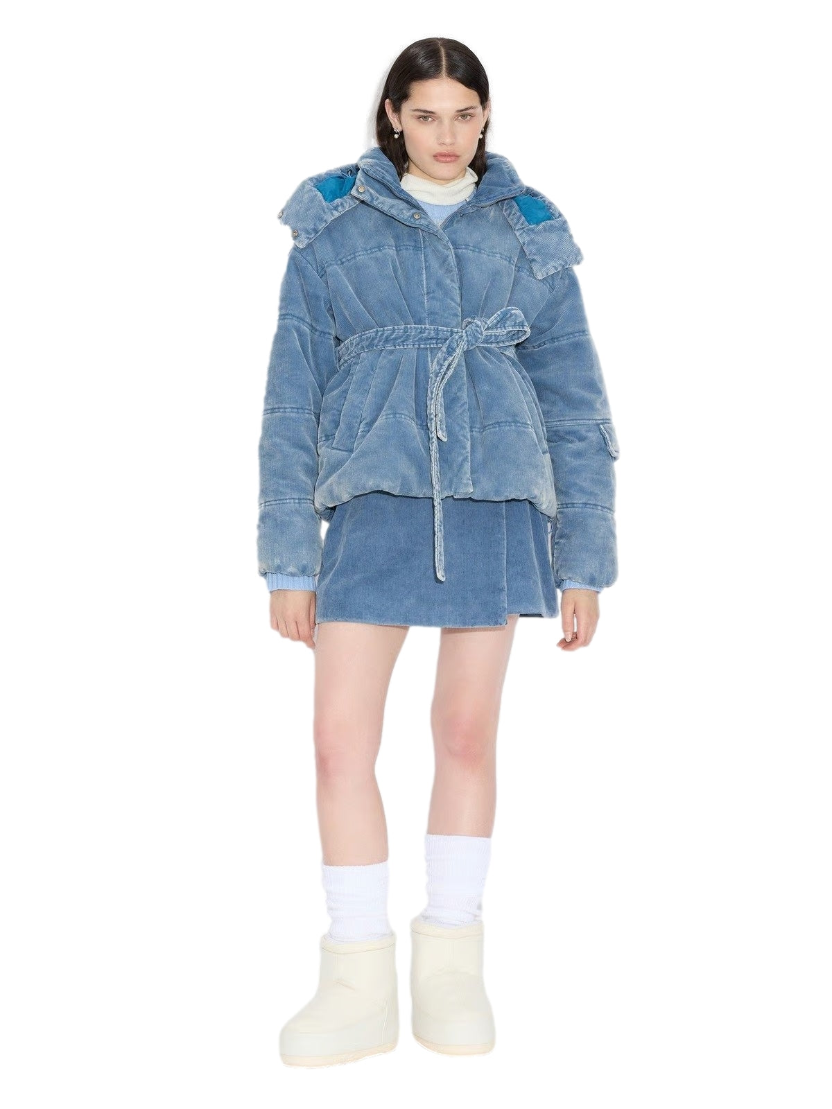 Holzweiler Steilia Corduroy Jacket Jakke Lyseblå - modostore.no