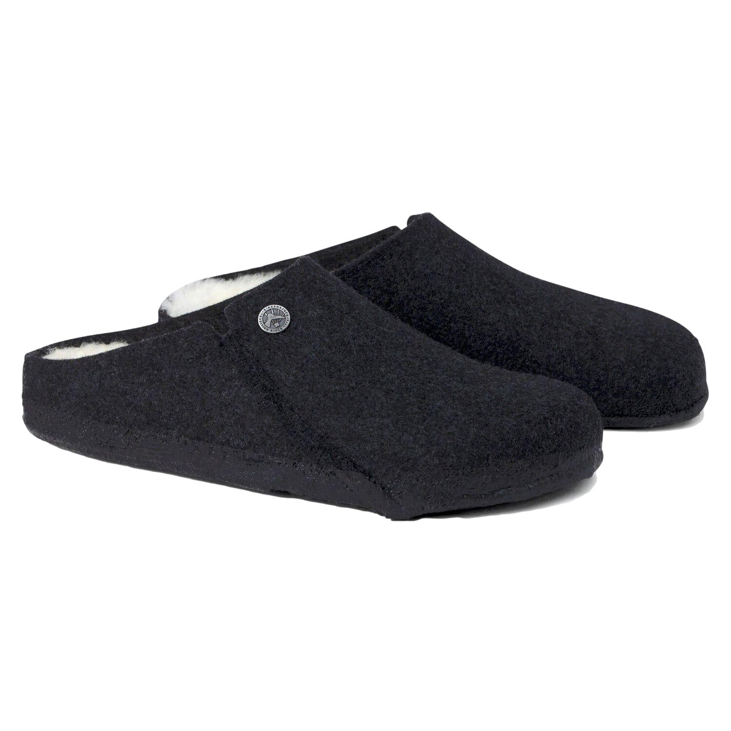 Birkenstock Zermatt Rivet wool felt Narrow Sko Sort - modostore.no