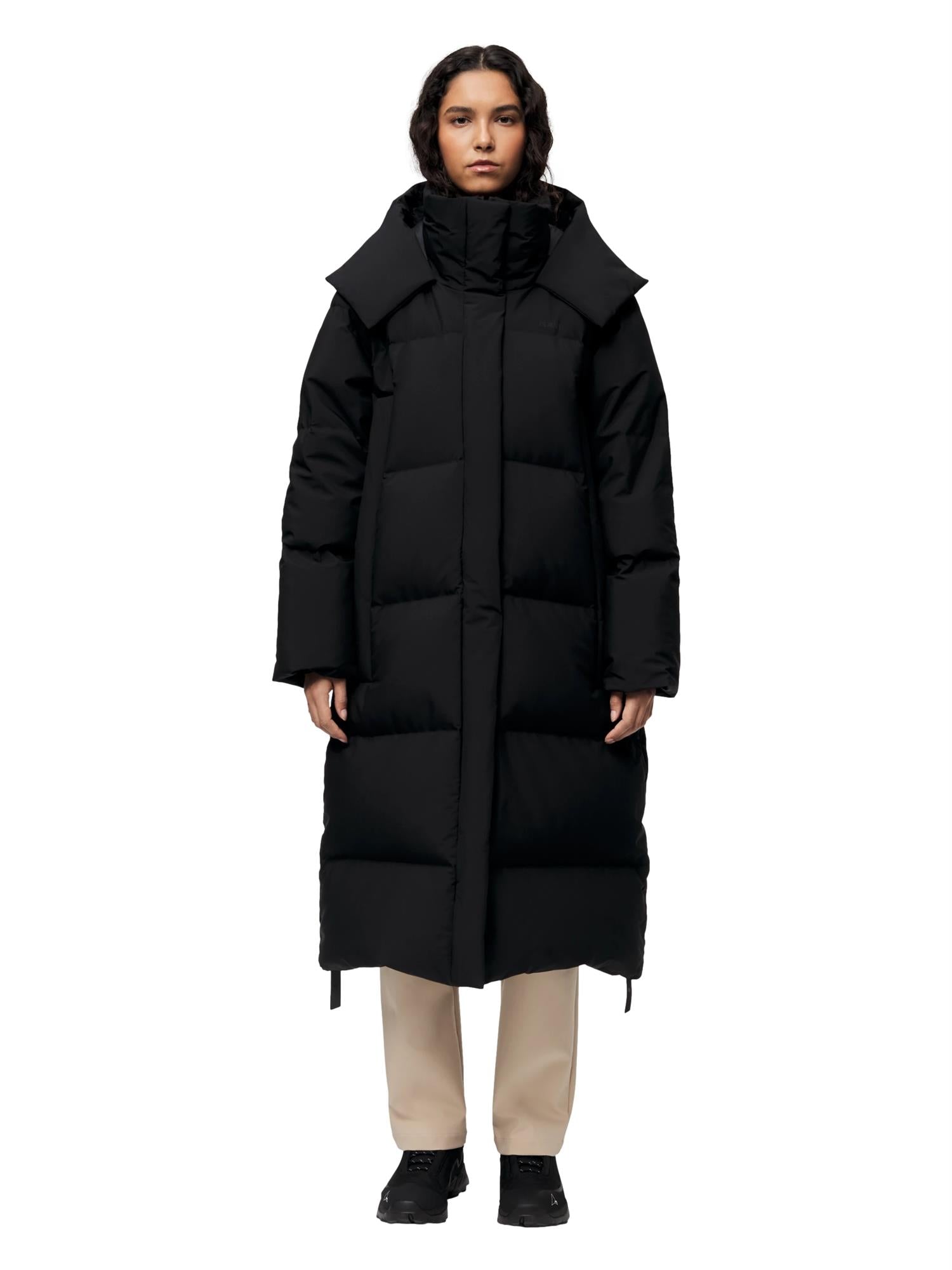 Blæst Stranda Down Coat Black Jakke Sort