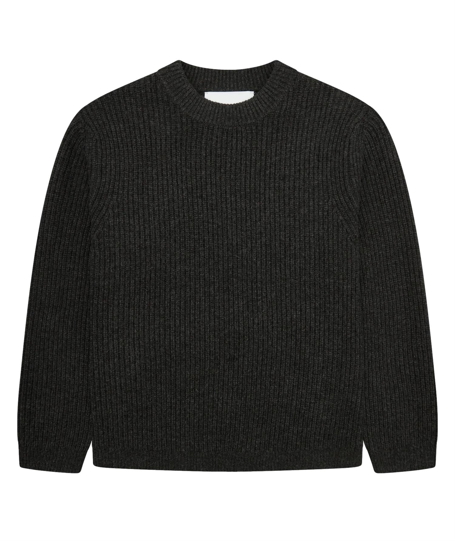 Garment Project Boxy Wool Knit Genser Koksgrå - modostore.no