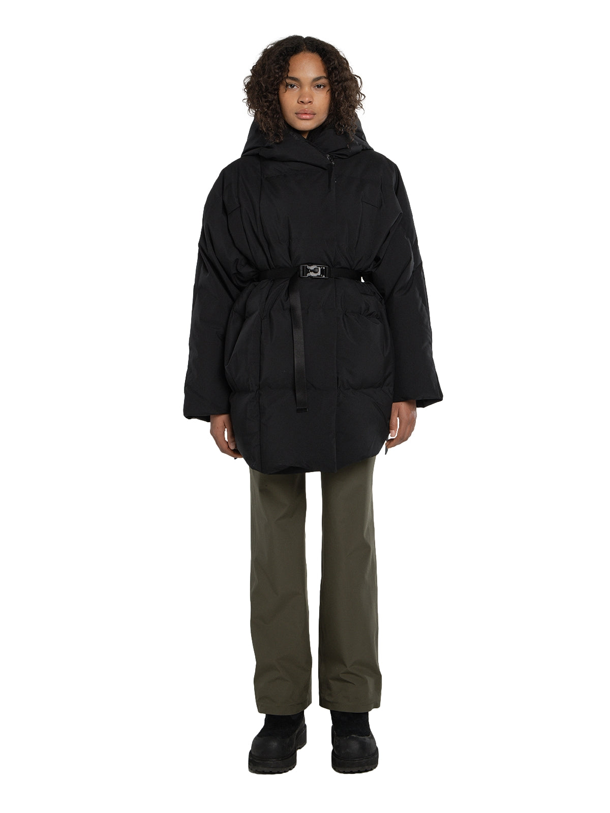 Blæst Spitsbergen Down Jacket Black Jakke Sort