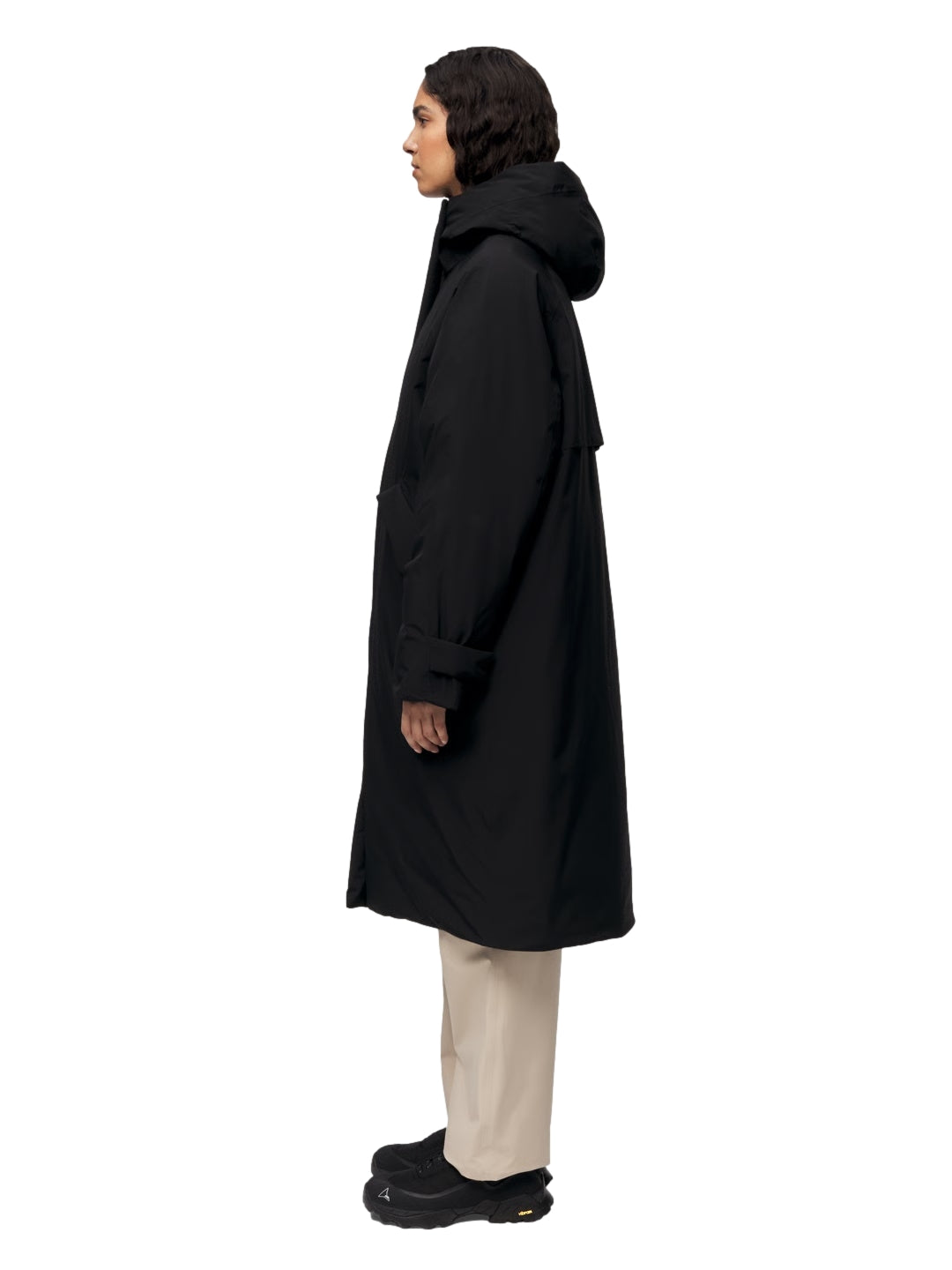 Blæst Røros Down Coat Black Jakke Sort