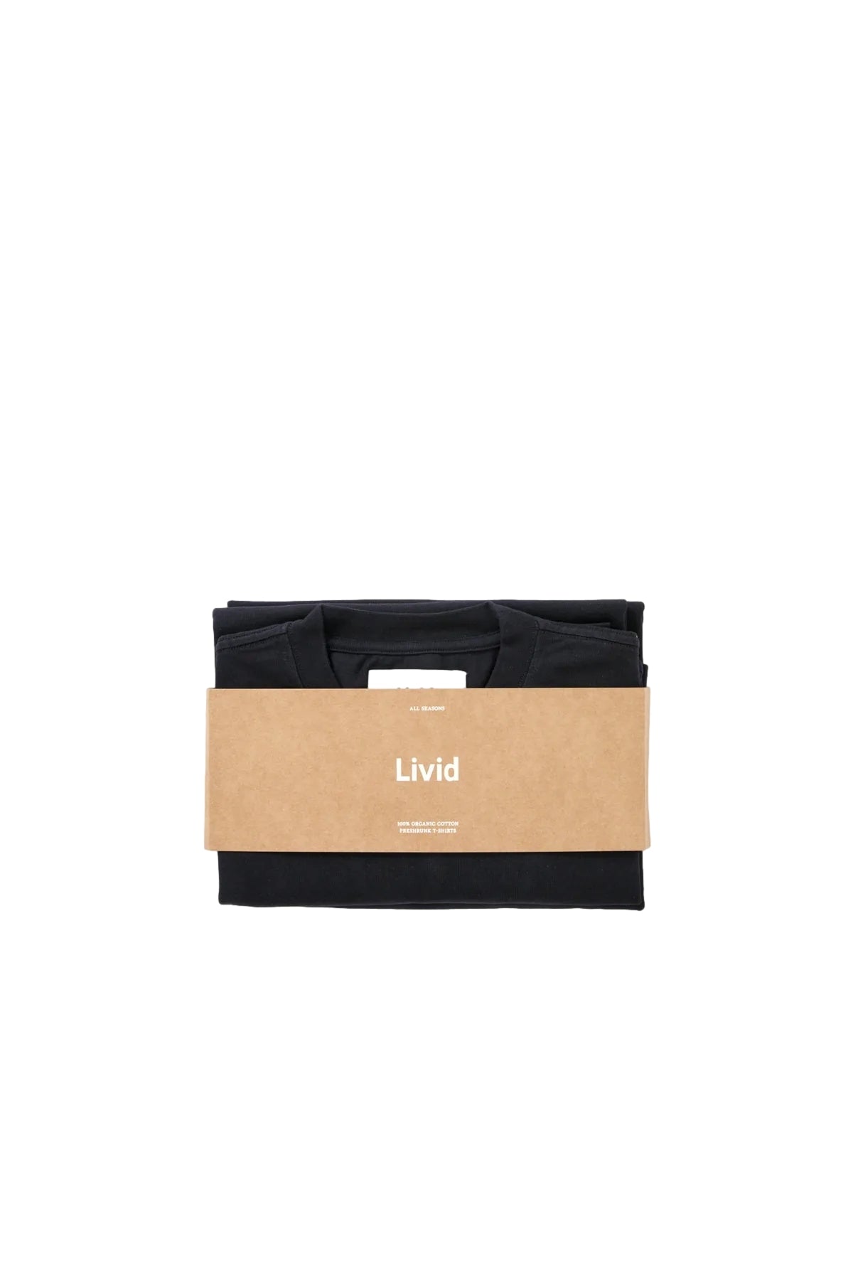 Livid Richmond 2-Pack Black T-shirt Sort - modostore.no