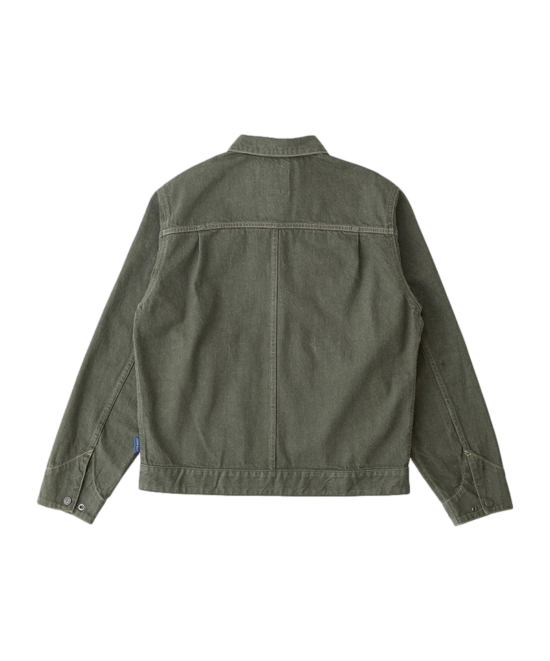 Gramicci JAPANESE SLUB DENIM JACKET Jakke Grønn