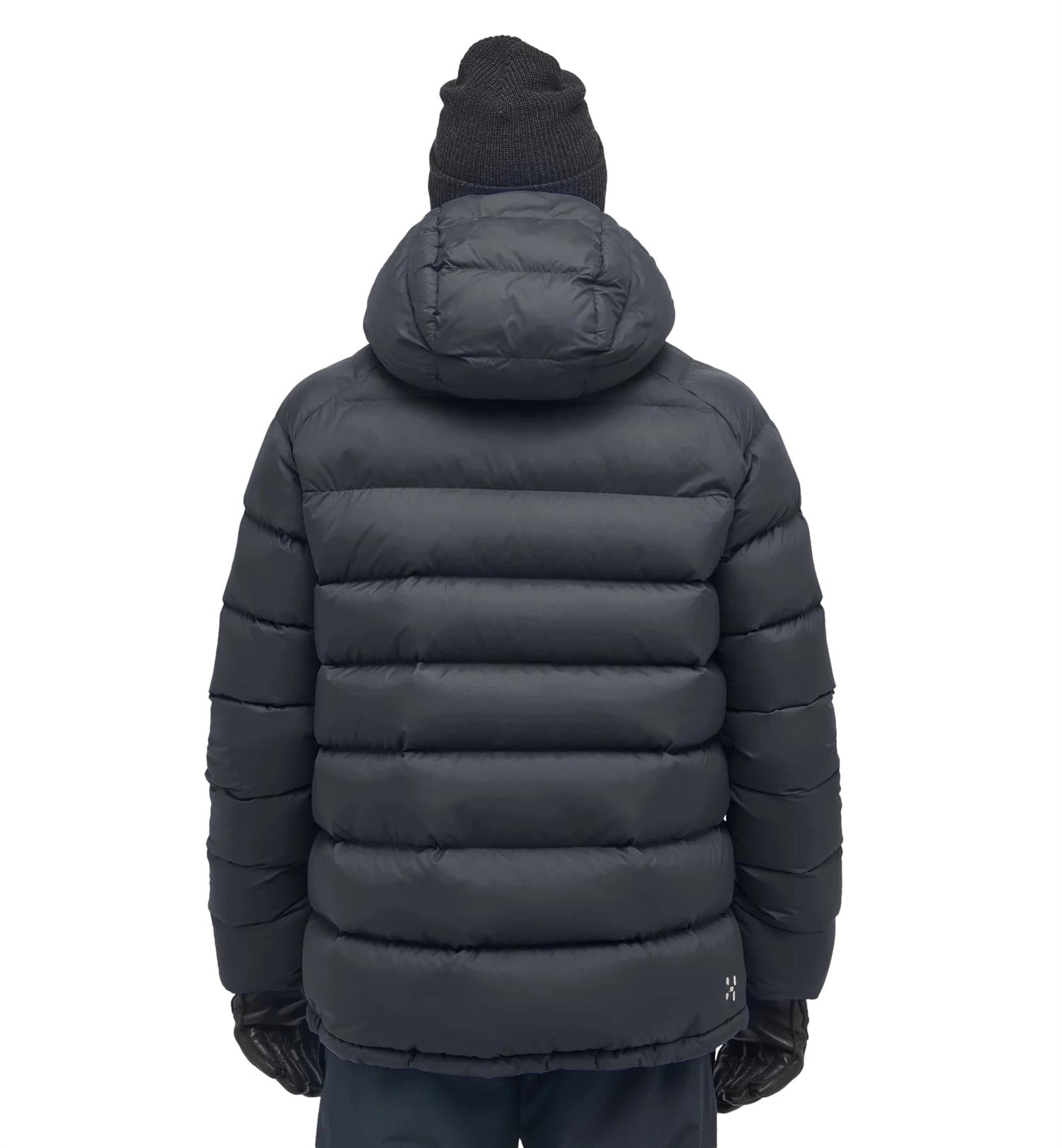 Haglöfs Rosson Down Hood Men Jakke Sort - modostore.no