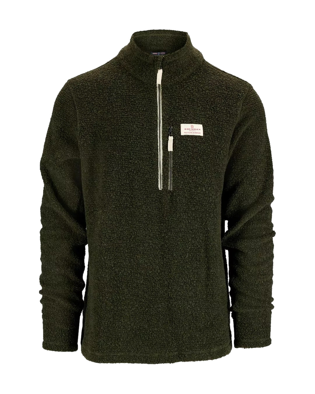 Amundsen Hut Halfzip Mens Genser Grønn - modostore.no