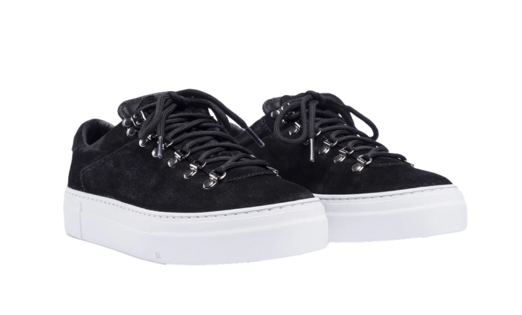 Diemme Marostica Low Platform Black Suede Sko Sort - modostore.no