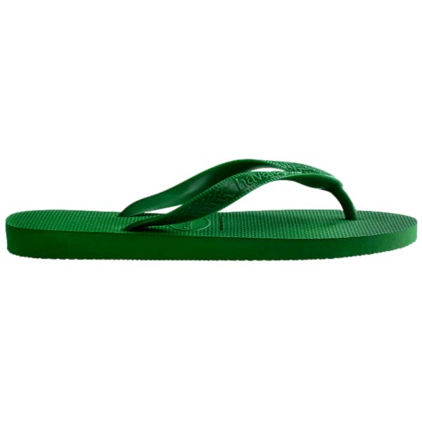 Havaianas Hav. Top Grønne sandaler for kvinner, komfortabelt design med grønne skostriper, laget av mykt gummimateriale