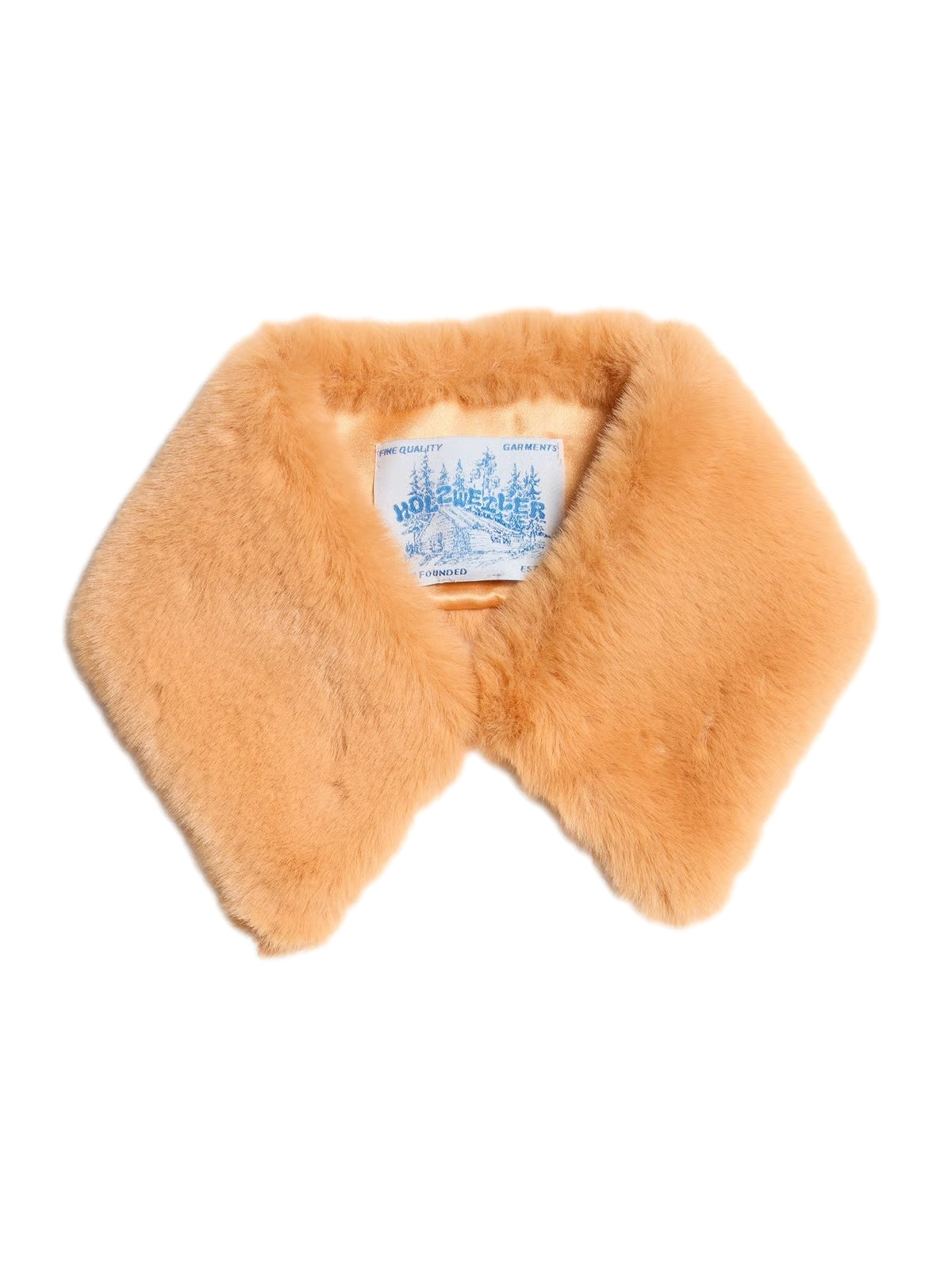 Holzweiler Faux Fur Collar Skjerf Oransje