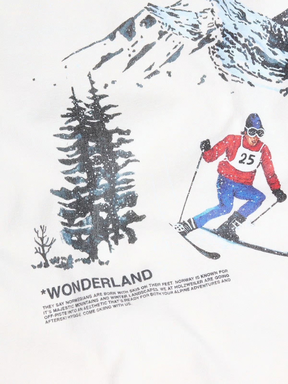 Holzweiler Ranger National Tee T-shirt Hvit