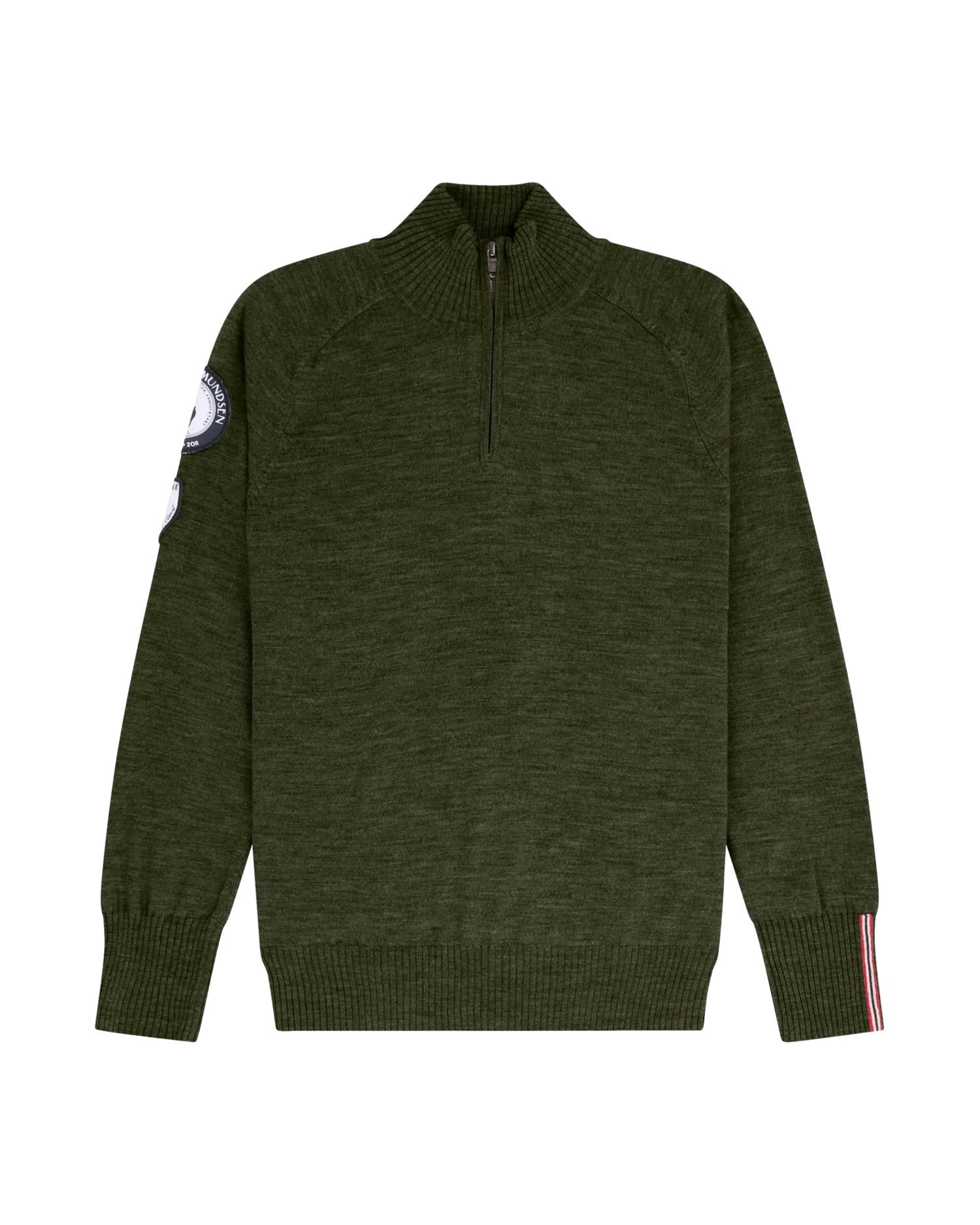 Amundsen Peak Half Zip Womens Genser Militærgrønn