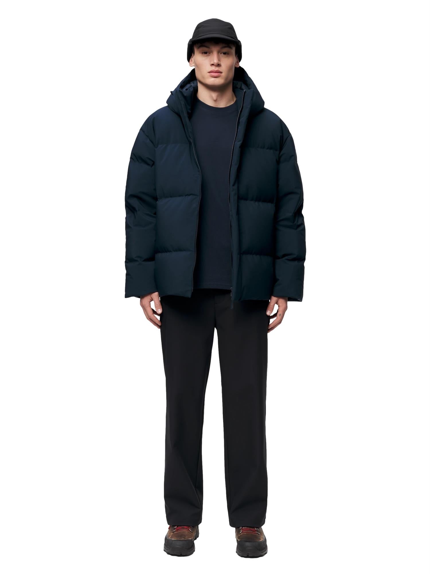 Blæst Grotli Down Jacket Dark Navy Jakke Marine