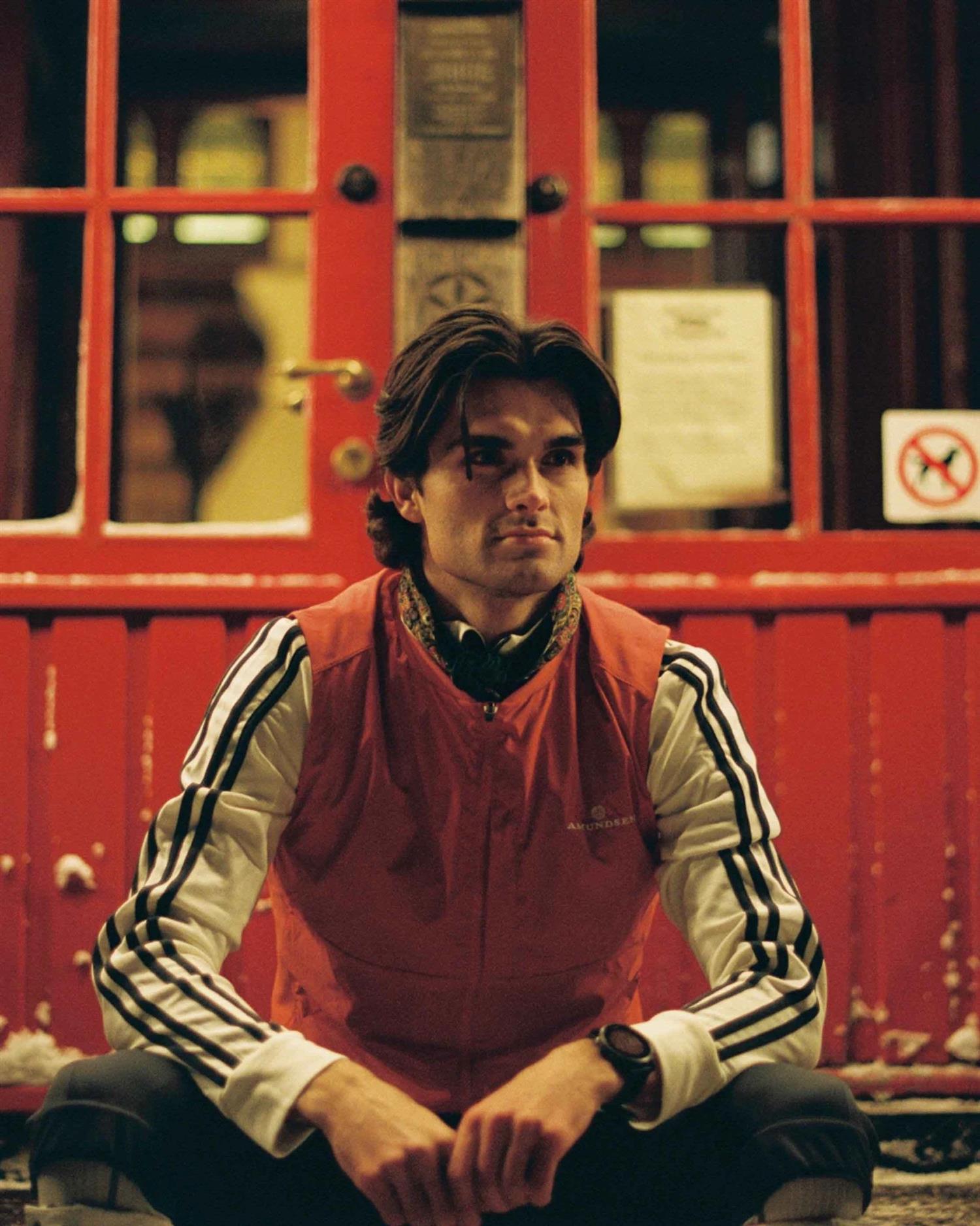 Amundsen 5Mila Half Zip Lines Mens Genser Hvit