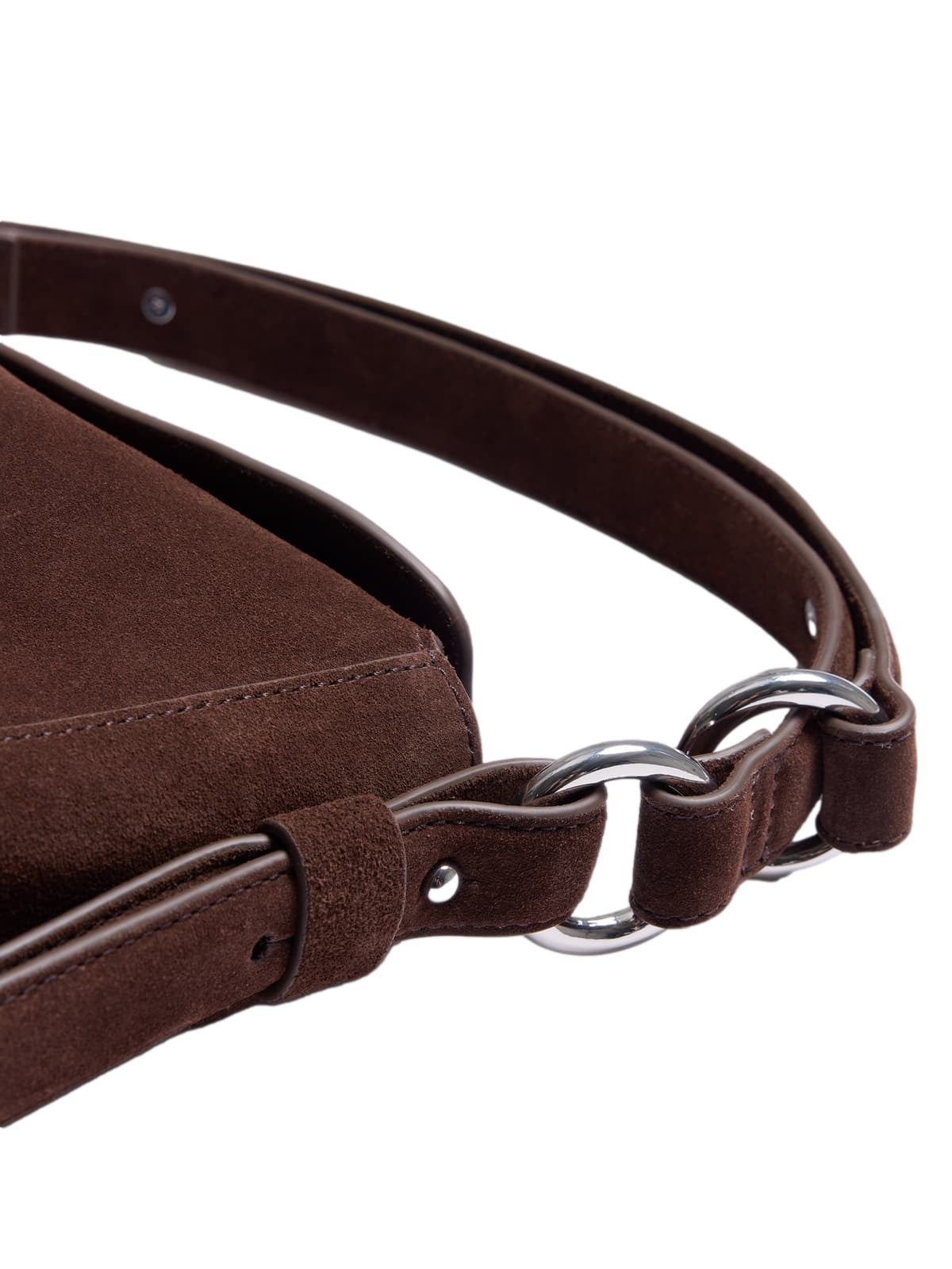 Holzweiler Bud Midi Suede Bag Veske Mørkebrun