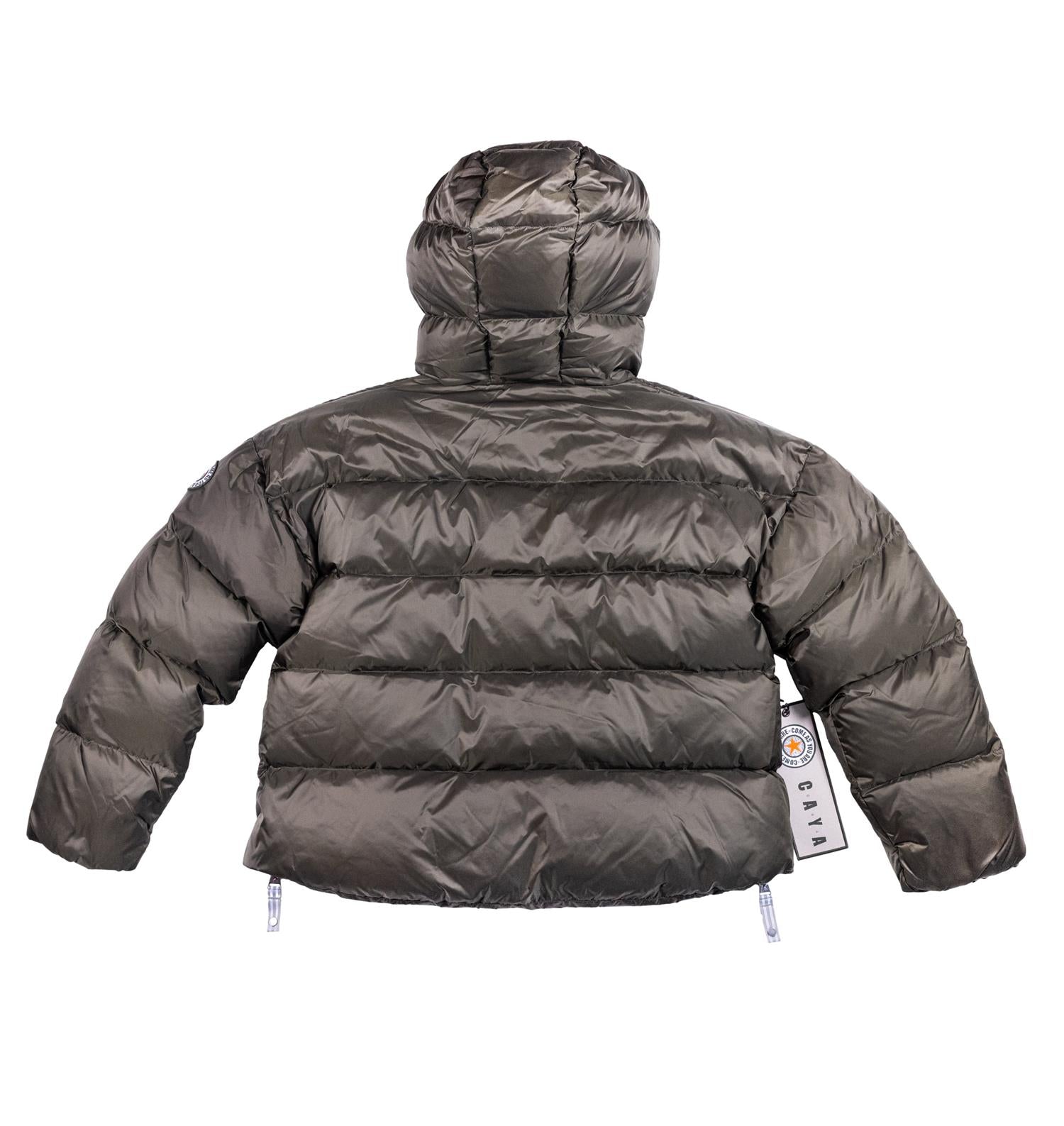 CAYA Ginny Short Matt Pinewood Jakke Grønn - modostore.no