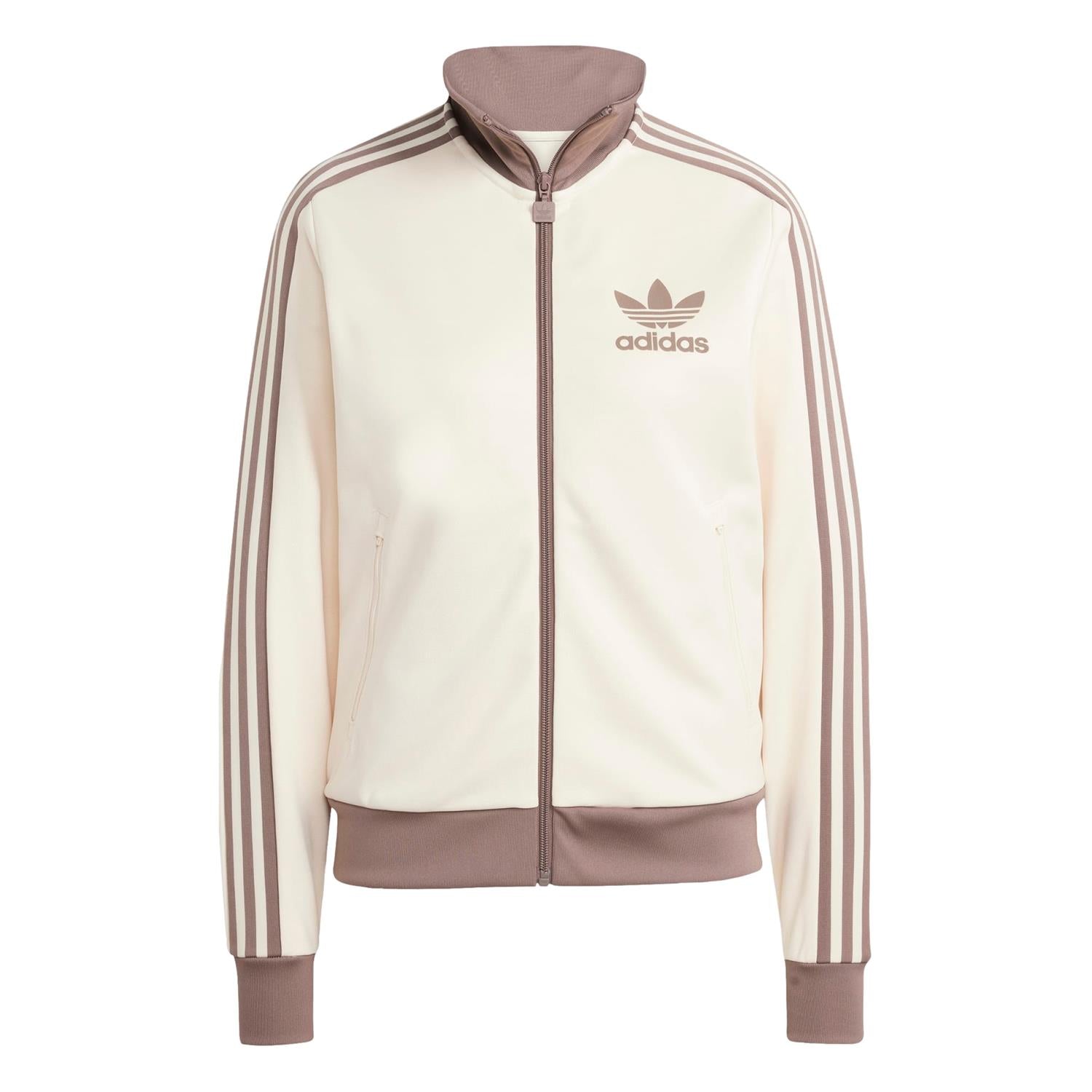 Adidas Classic TT Jakke Lys Beige - modostore.no