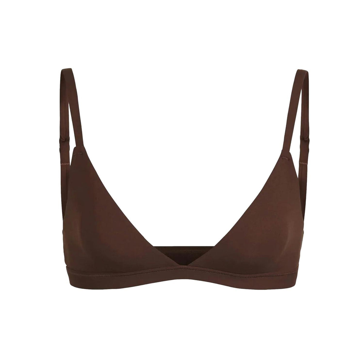 SKIMS Fits Everybody Triangle Bralette Cocoa Undertøy Mørkebrun