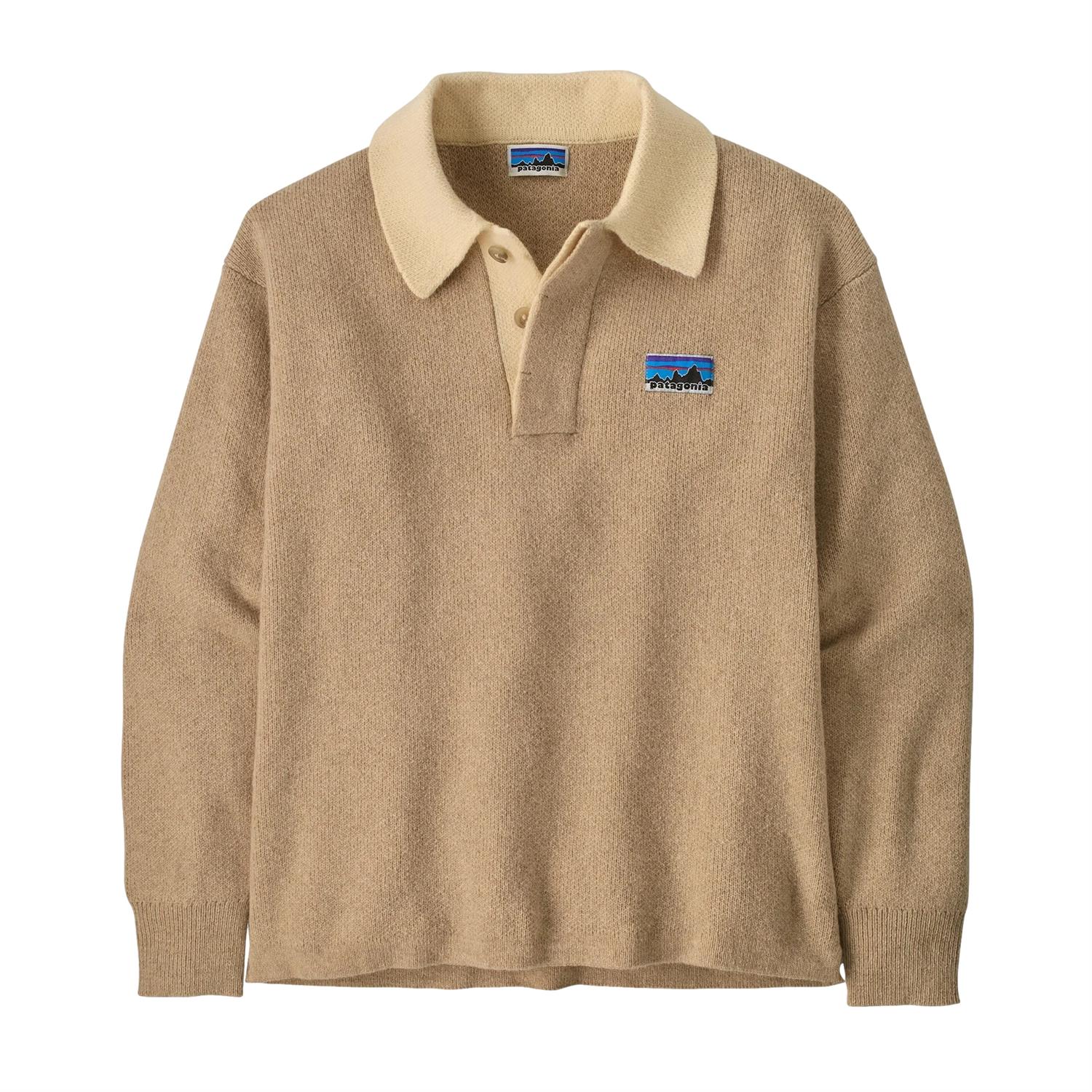 Patagonia Recycled Wool-Blend Rugby Sweater Genser Beige
