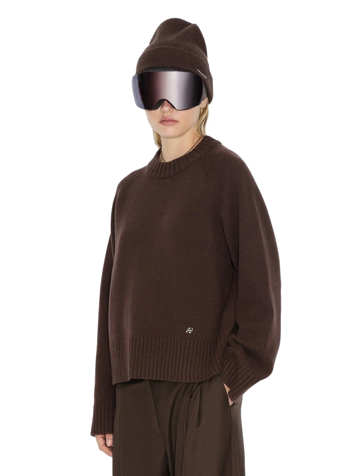 Holzweiler W Wool Crew Genser Brun - modostore.no