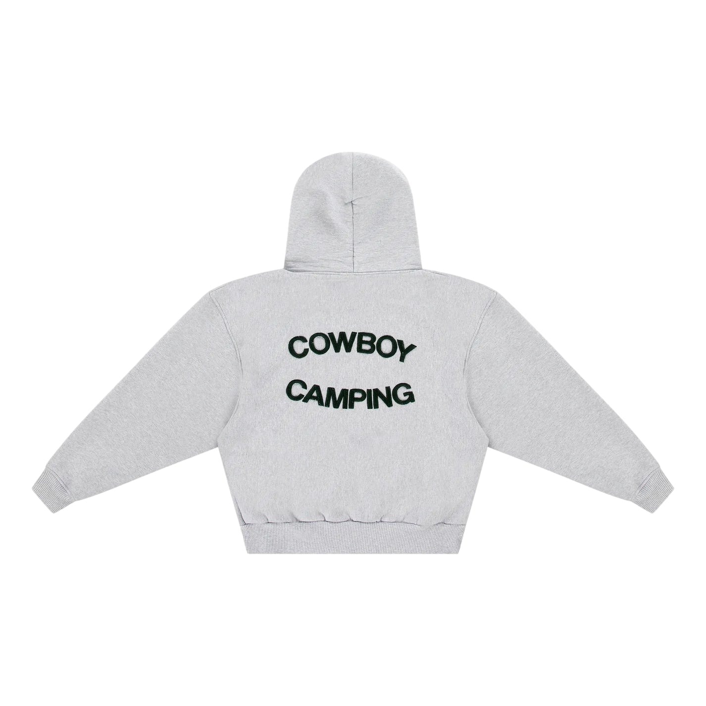 PAL Cowboy Camping Hoodie Hettegenser Lysegrå - modostore.no