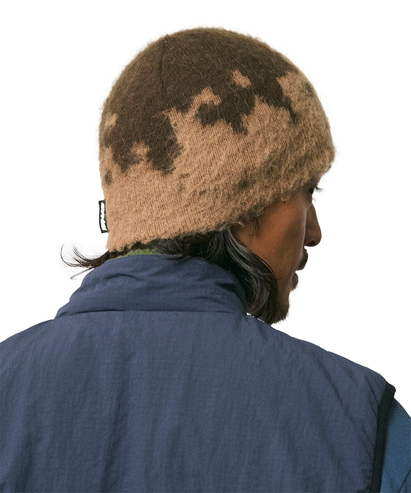 Gramicci Mohair Splatter Beanie Lue Taupe