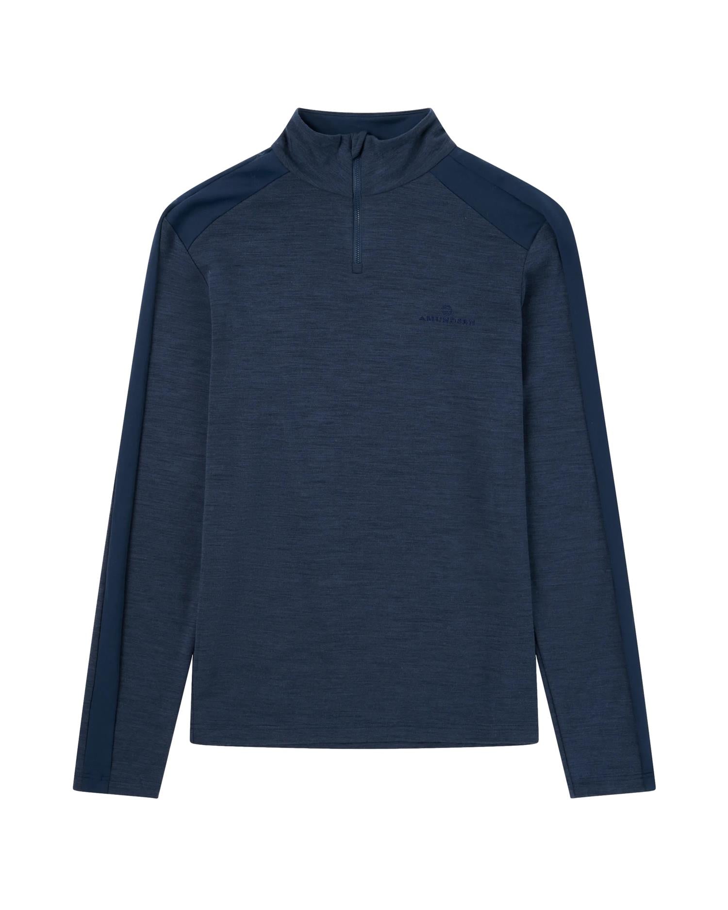 Amundsen 5Mila Half Zip Monochrome Mens Genser Navy